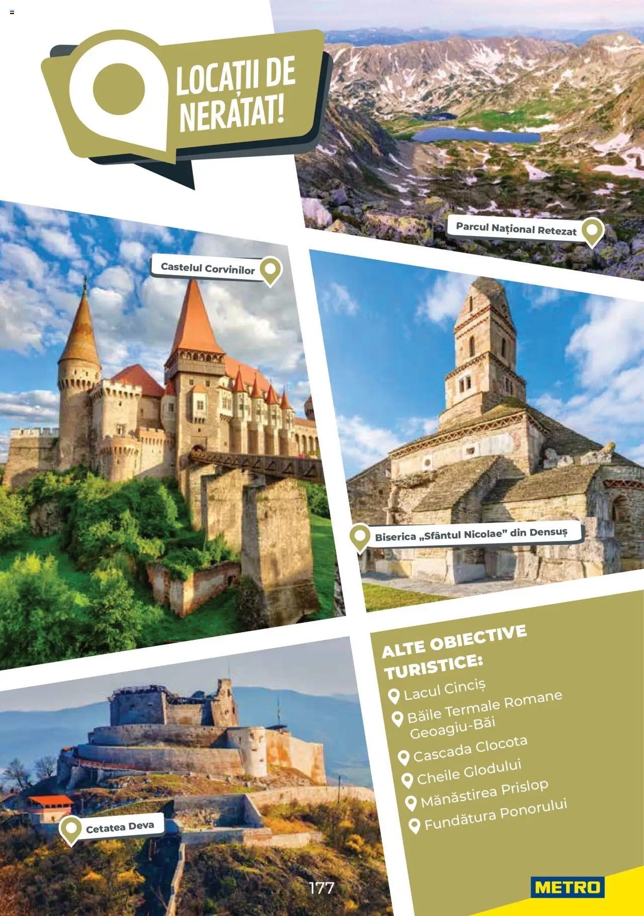 Metro catalog - Ghid de călătorie România – valabil de la 01.08.2025 | Pagină: 177