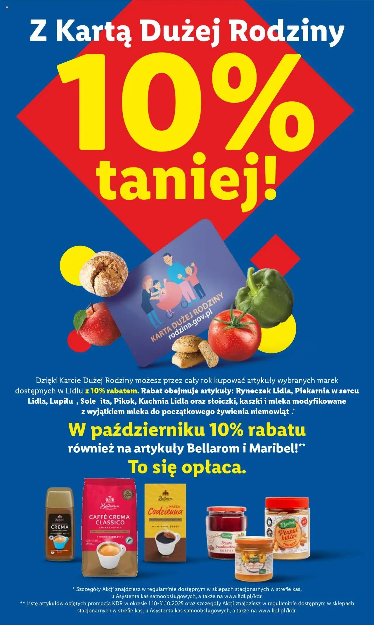 Lidl Gazetka od 02.10.2025 | Strona: 71 | Produkty: Karta, Mleka, Piekarnia, Dżem