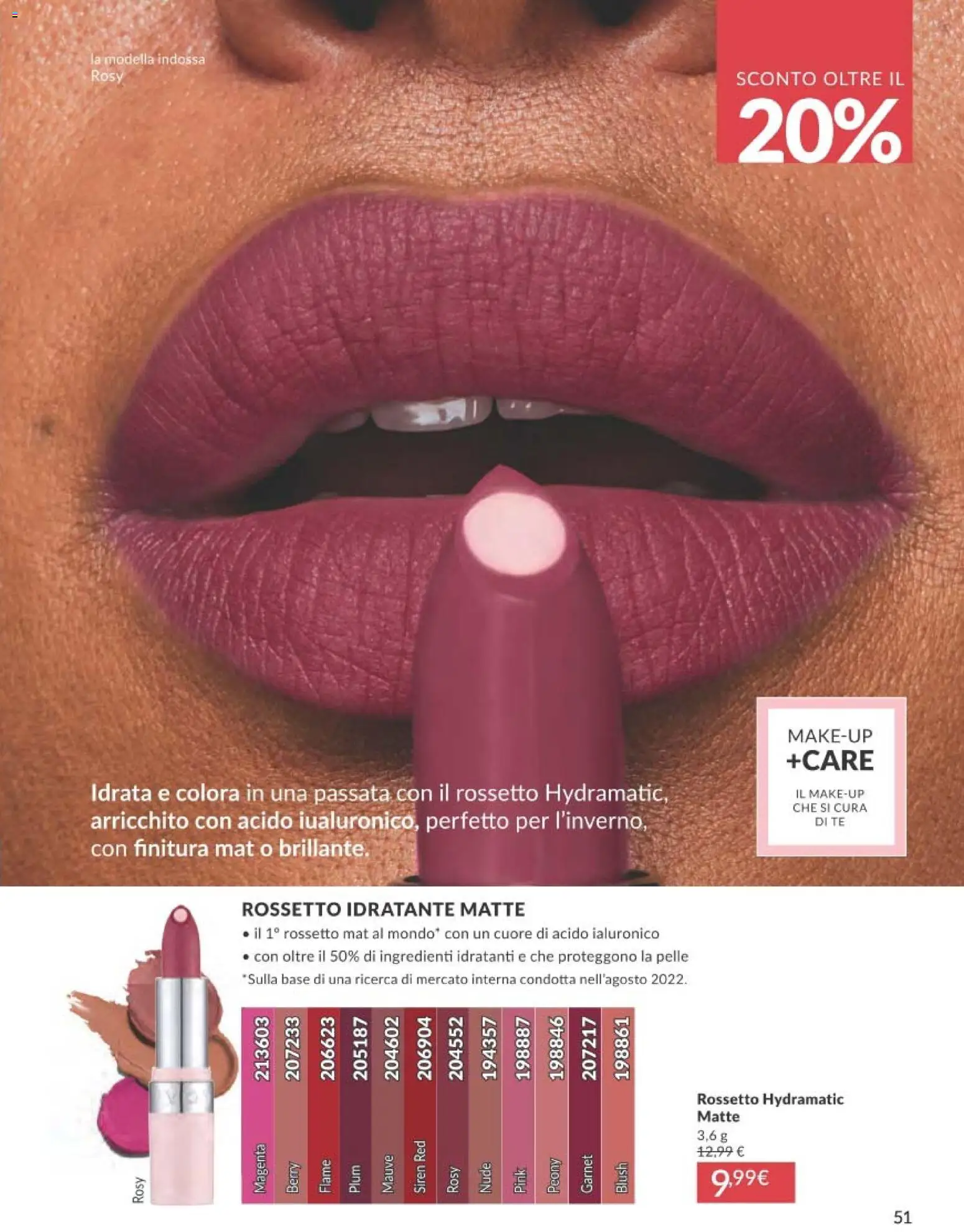 Volantino Avon del 31.12.2025 | Pagina: 51 | Prodotti: Rossetto, Tè, Blush