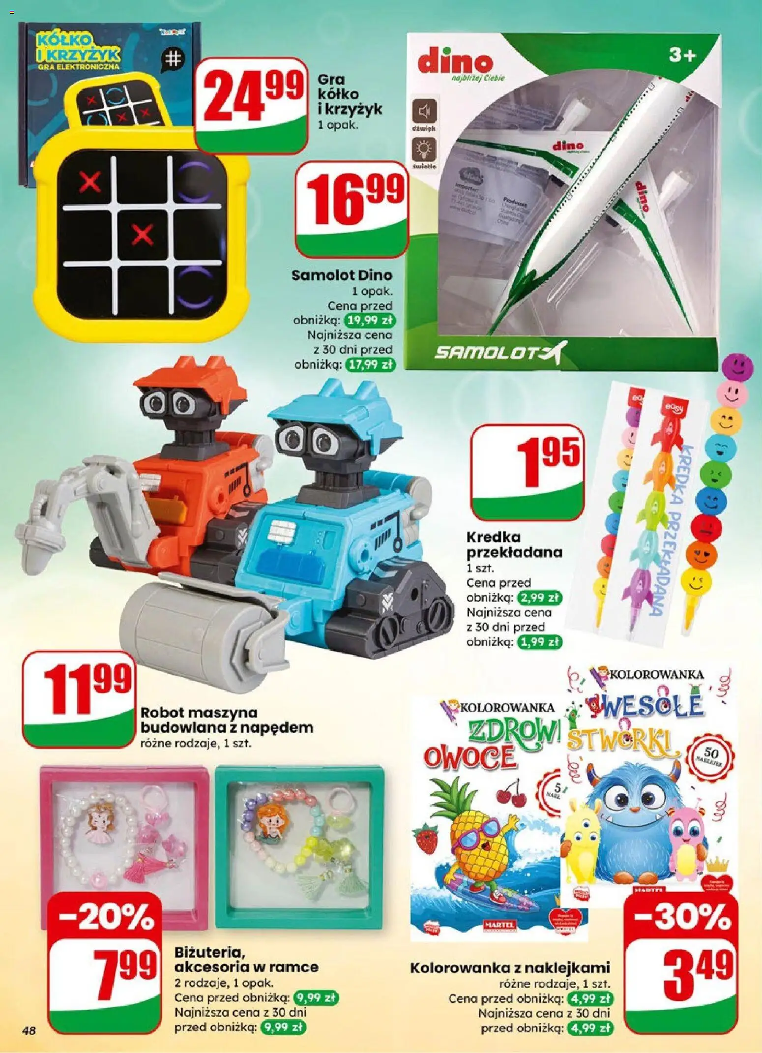 Dino Gazetka od 28.01.2026 | Strona: 48 | Produkty: Gra, Robot, Owoce