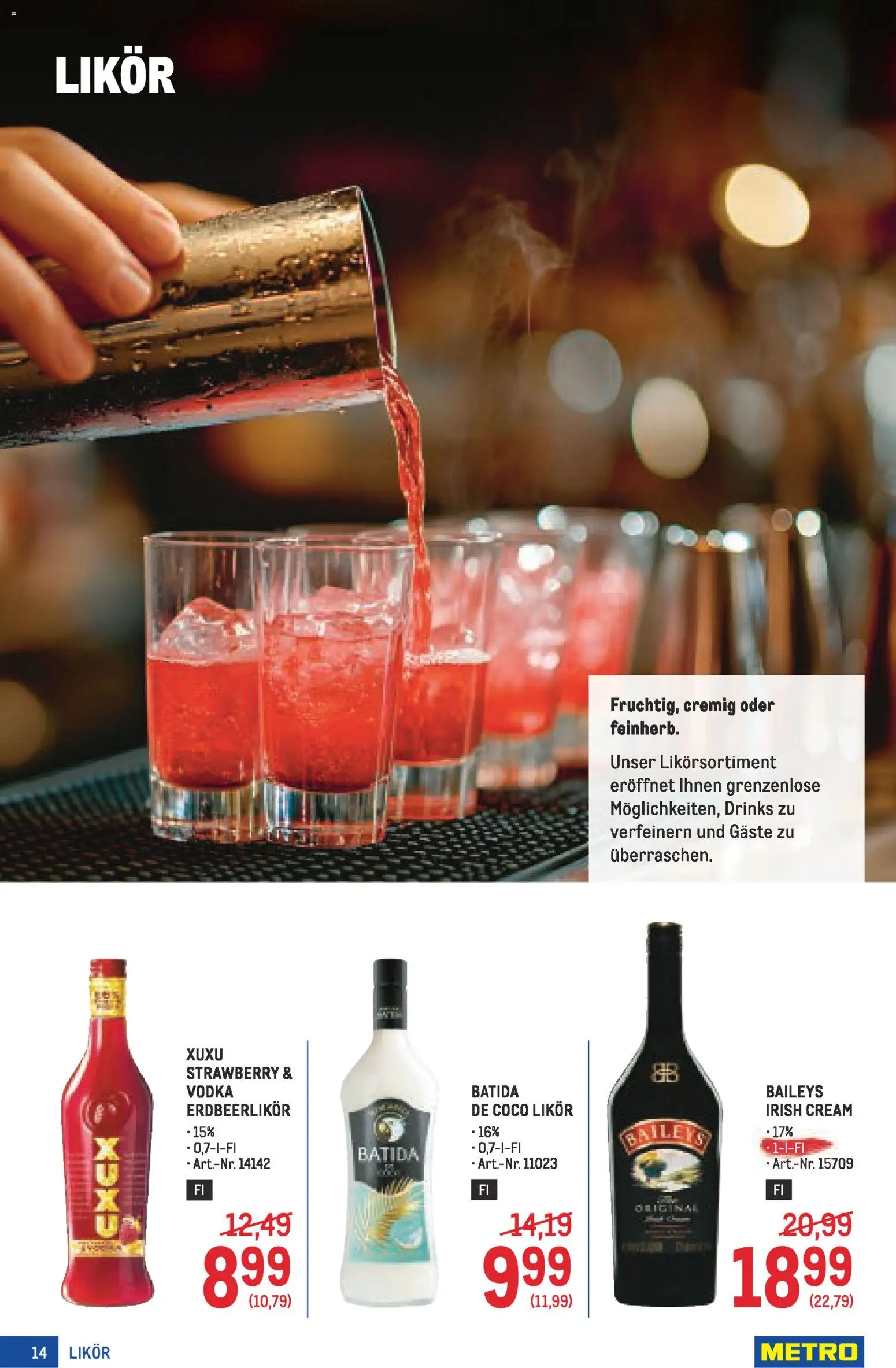 Metro  Wein und Spirituosen Spezial gültig ab 22.01.2026 | Seite: 14