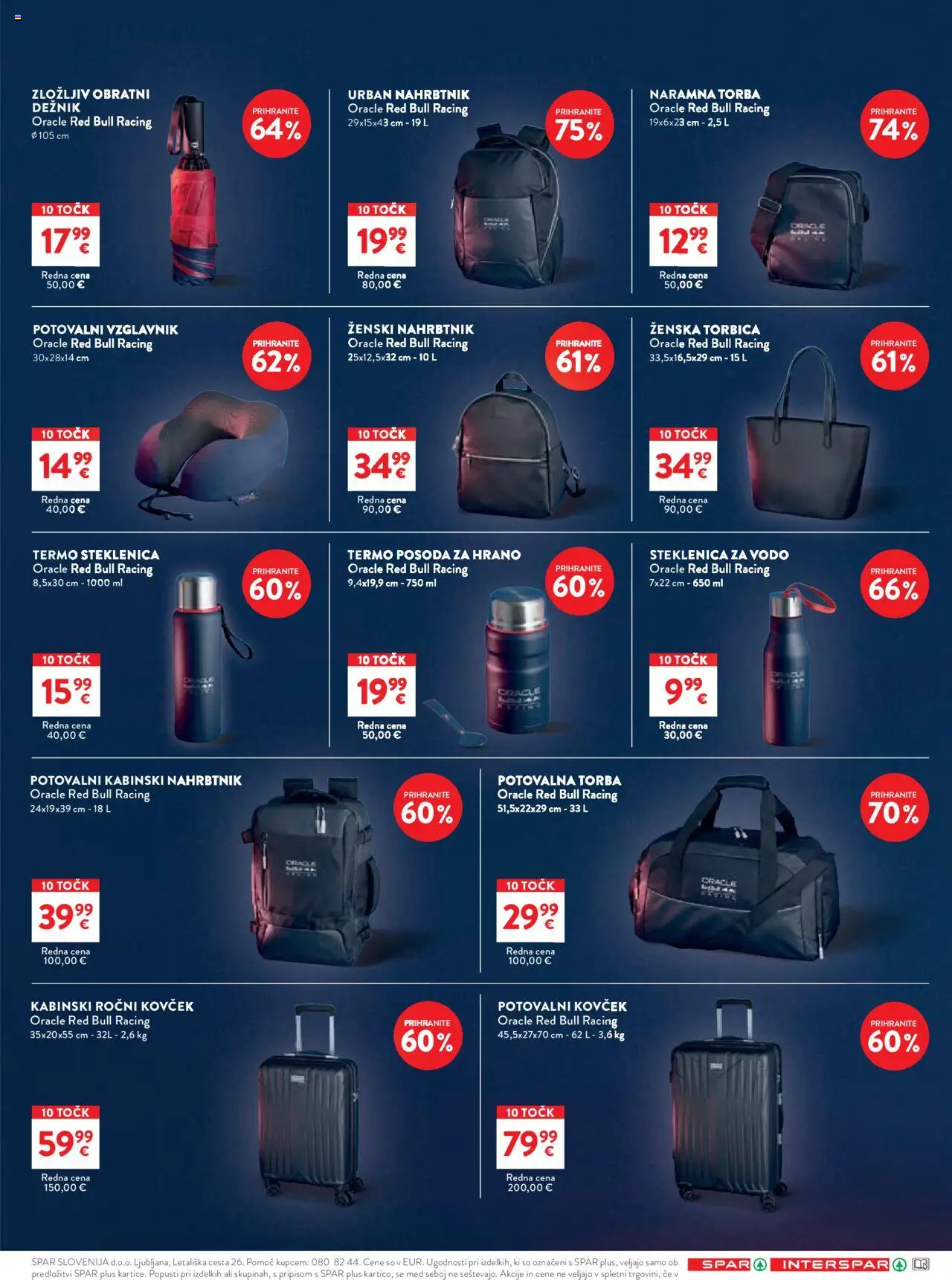 Spar katalog 23/25 │ velja od 04.06.2025 | Stran: 19 | Izdelki: Steklenica, Torba, Torbica, Kovcek