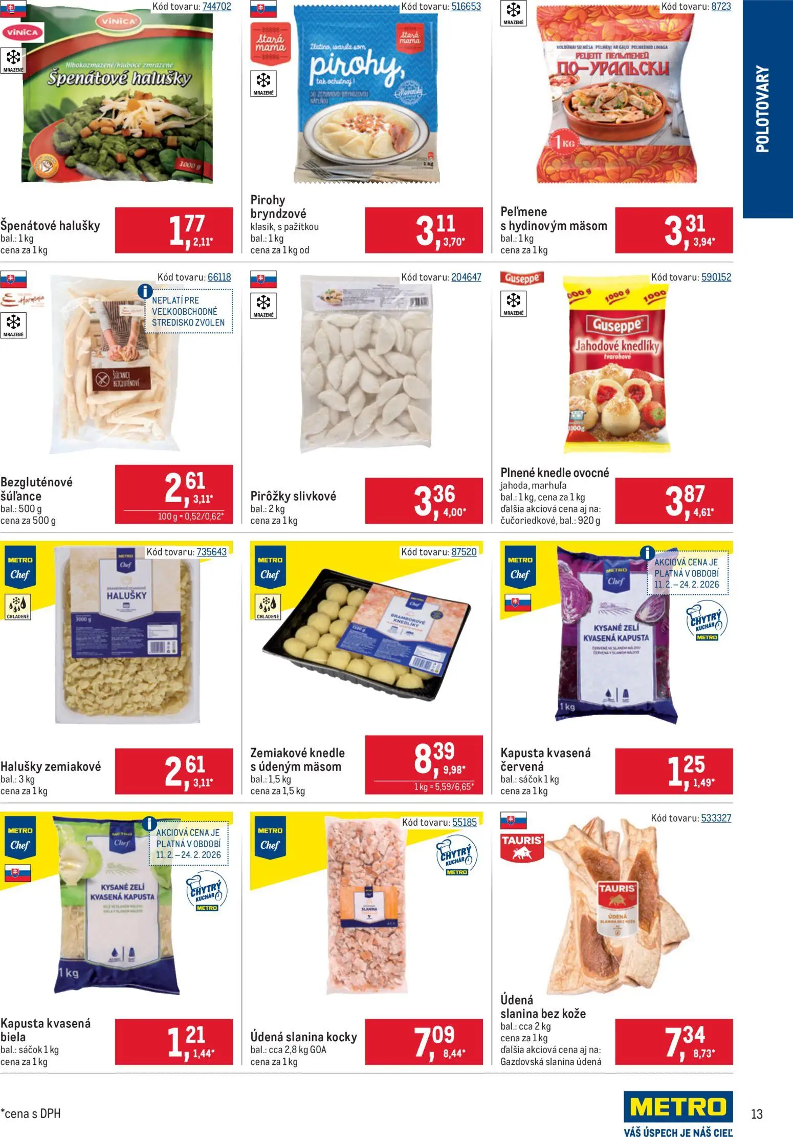 Nové Metro akcie – leták je platný od 11.02.2026 | Strana: 13