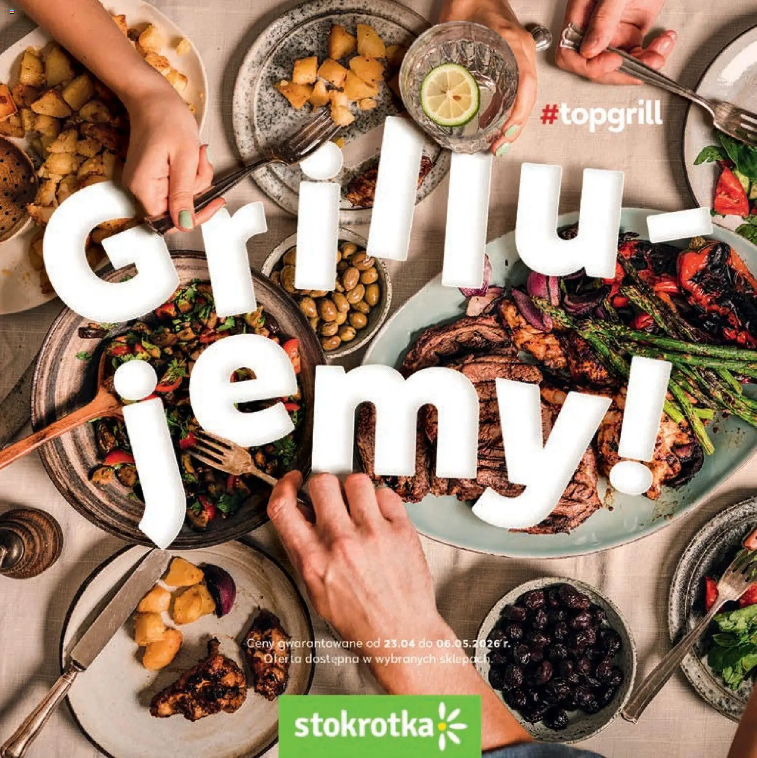 Stokrotka gazetka - Grill od 23.04.2026 | Strona: 1