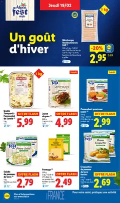 LIDL - Prévisualisation de Jarret de porc (3), 600 g (1 kg = 8,32 €) valide à partir de 19.02.2026 | Page: 24