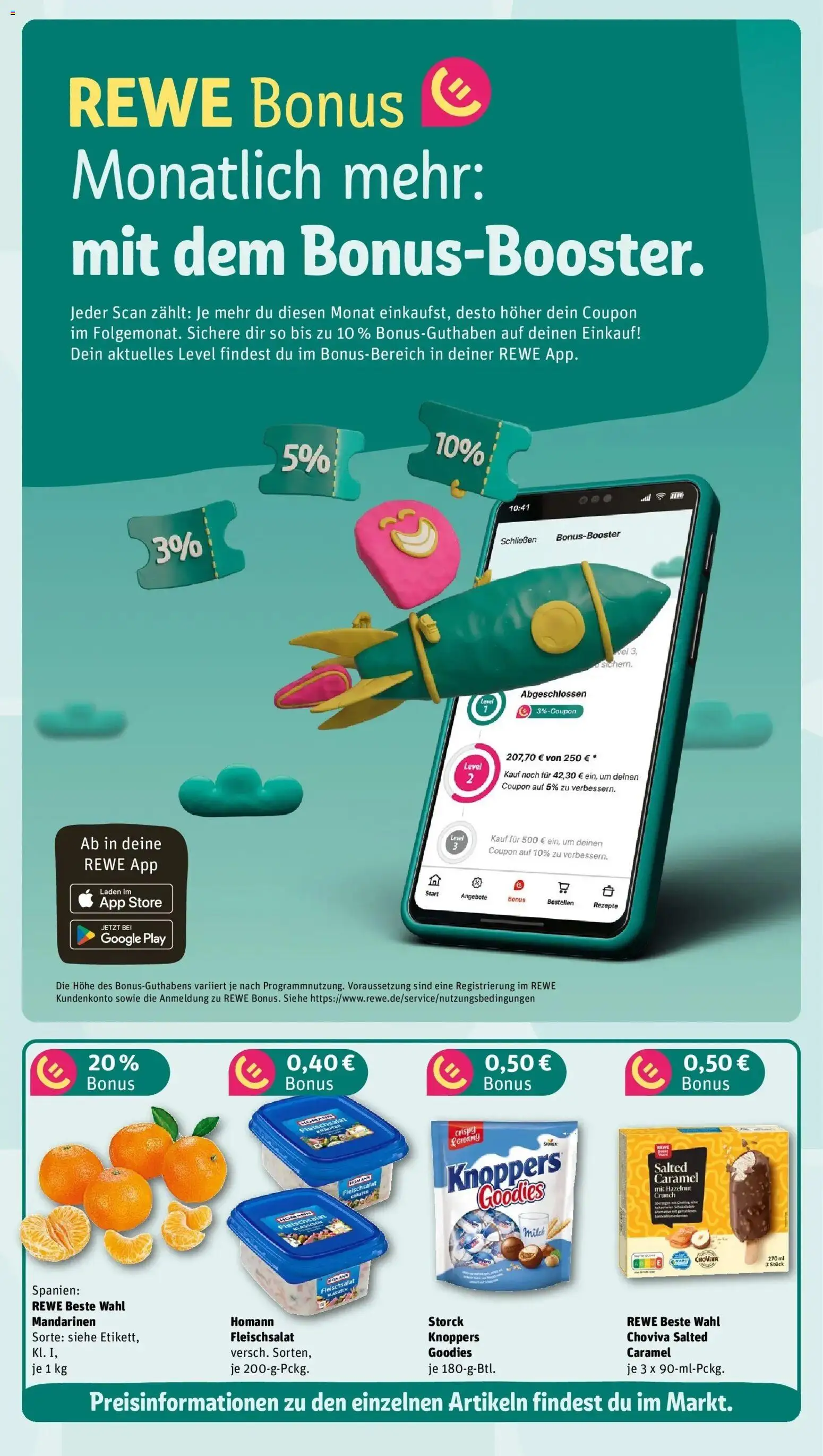 Rewe Prospekt Dassel / Markoldendorf	 – gültig ab 05.04.2026 | Seite: 3 | Produkte: Milch, Mandarinen, Knoppers