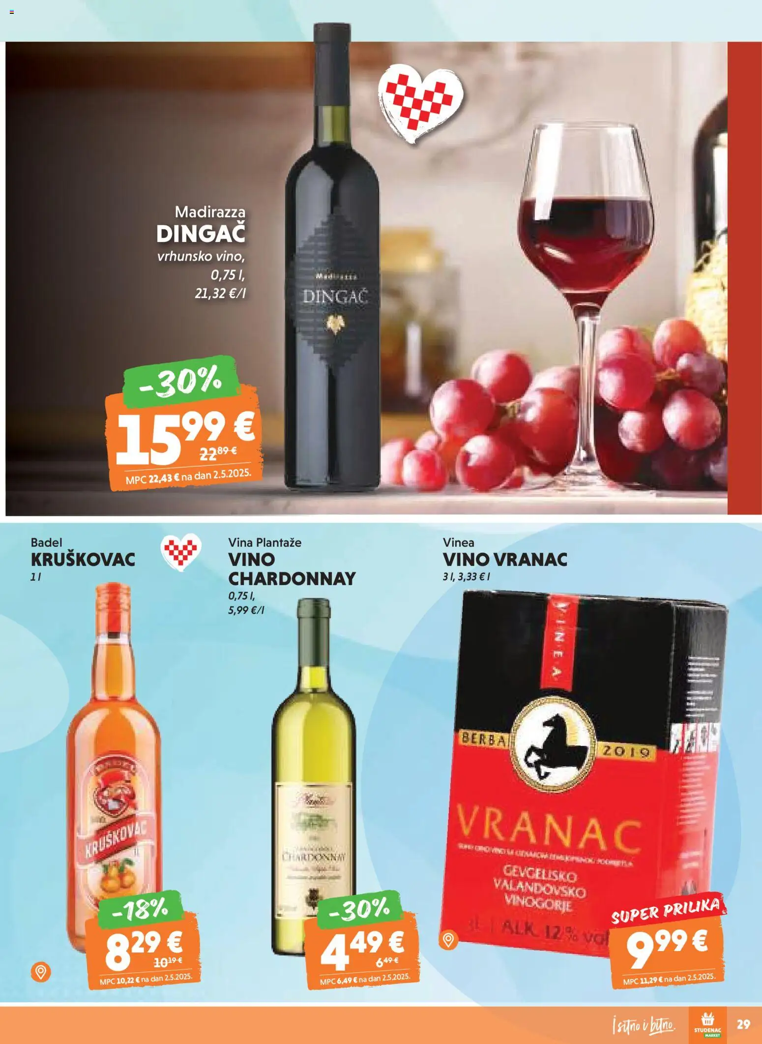 Studenac katalog | vrijedi od 26.11.2025 | Stranica: 29 | Proizvodi: Vino