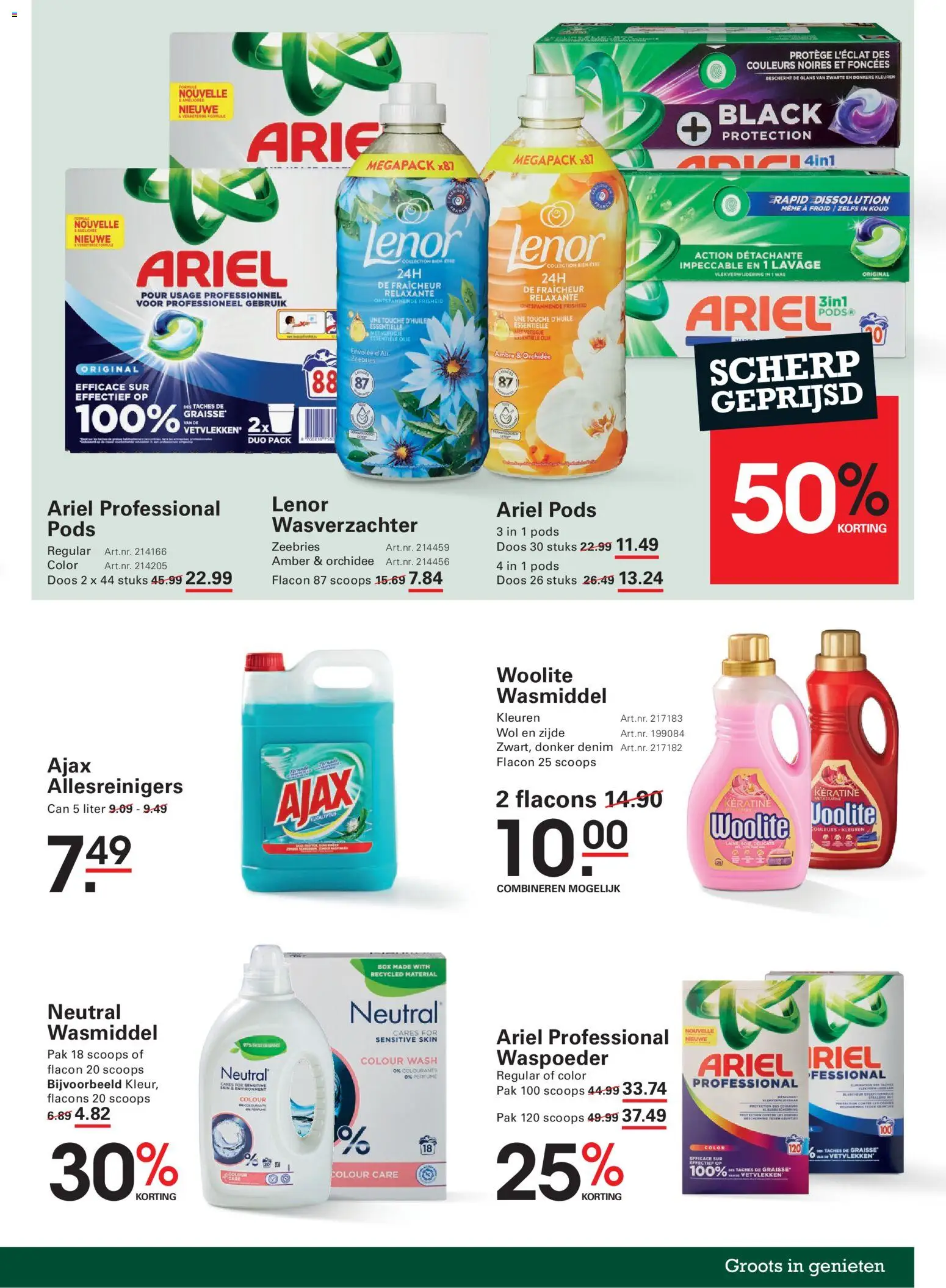 {H1} | Pagina: 85 | Producten: Wasmiddel, Wasverzachter, Olie, Was