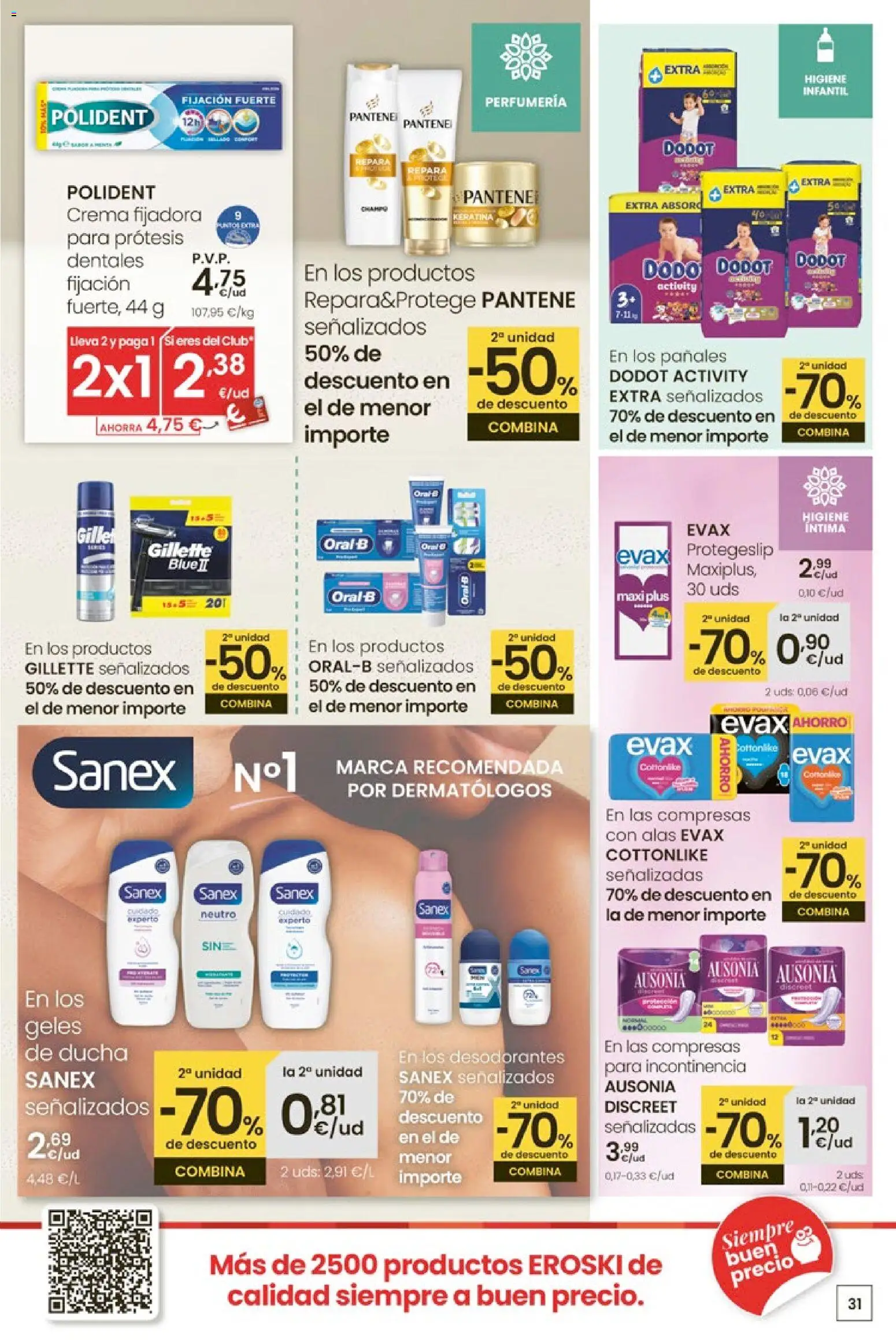 Eroski - Quieres ahorrar conmigo │ válido desde el 26.03.2026 | Página: 31 | Productos: Βαλσάμικο ξύδι, Crema, Γλυφιτζούρι, Ducha