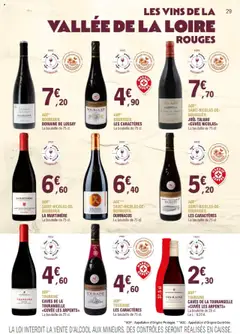 E.Leclerc - Prévisualisation de SAINT-NICOLAS-DE-BOURGUEIL JOËL TALUAU «CUVÉE NICOLAS», AOP* SAINT-NICOLAS-DE-BOURGUEIL JOËL TALUAU «CUVÉE NICOLAS» La bouteille de 75 cl. valide à partir de 01.09.2025 | Page: 29 | Produits: Saint-nicolas-de-bourgueil