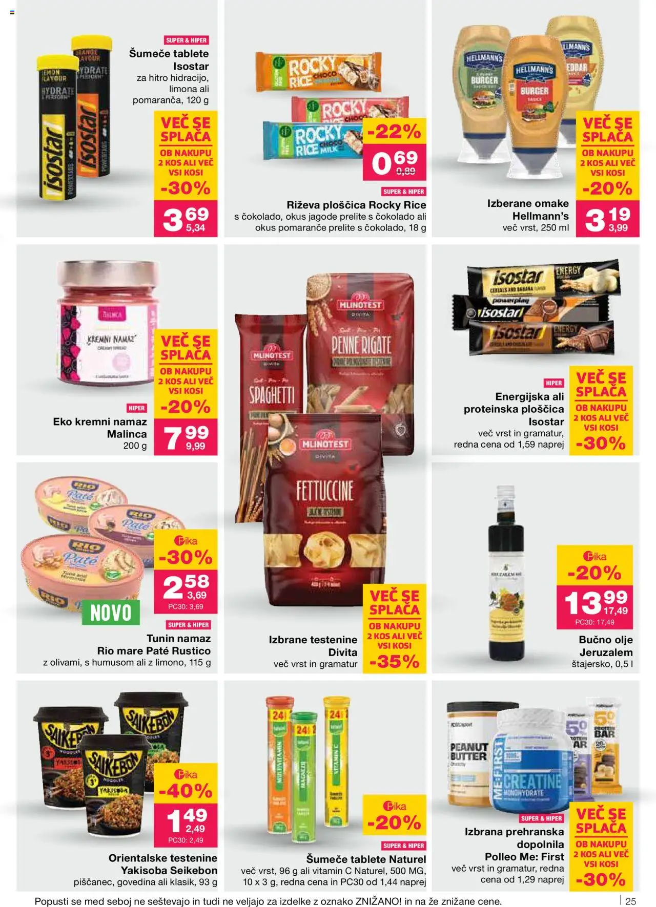 Novi Mercator katalog ponudbe – veljaven od 02.10.2025 | Stran: 25 | Izdelki: Bučno olje, Namaz, Kos, Jagode