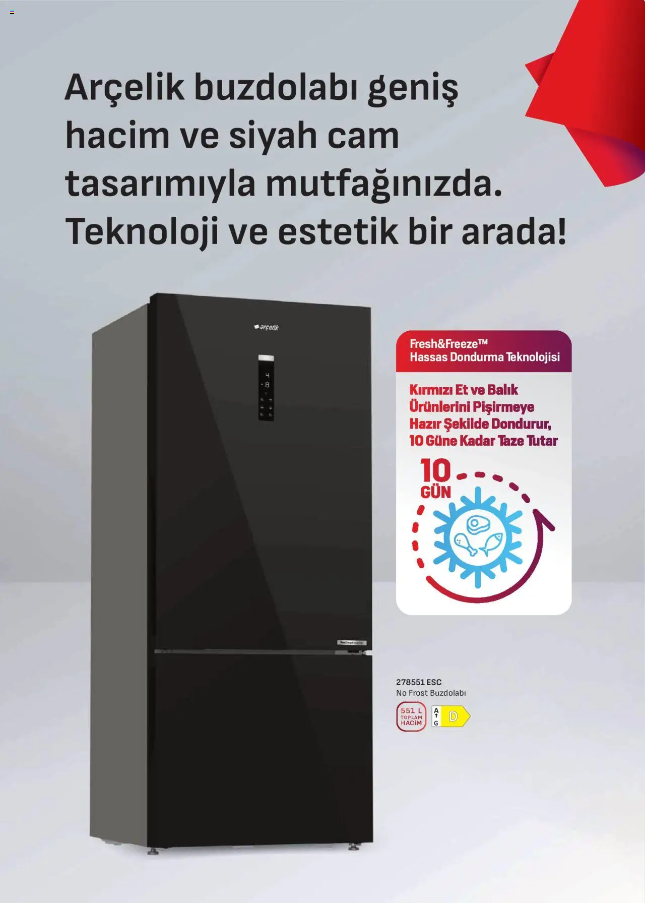 Arçelik Katalog - 01.10.2025 tarihinden itibaren geçerlidir | Sayfa: 7 | Ürünler: Balık, Dondurma, Buzdolabı
