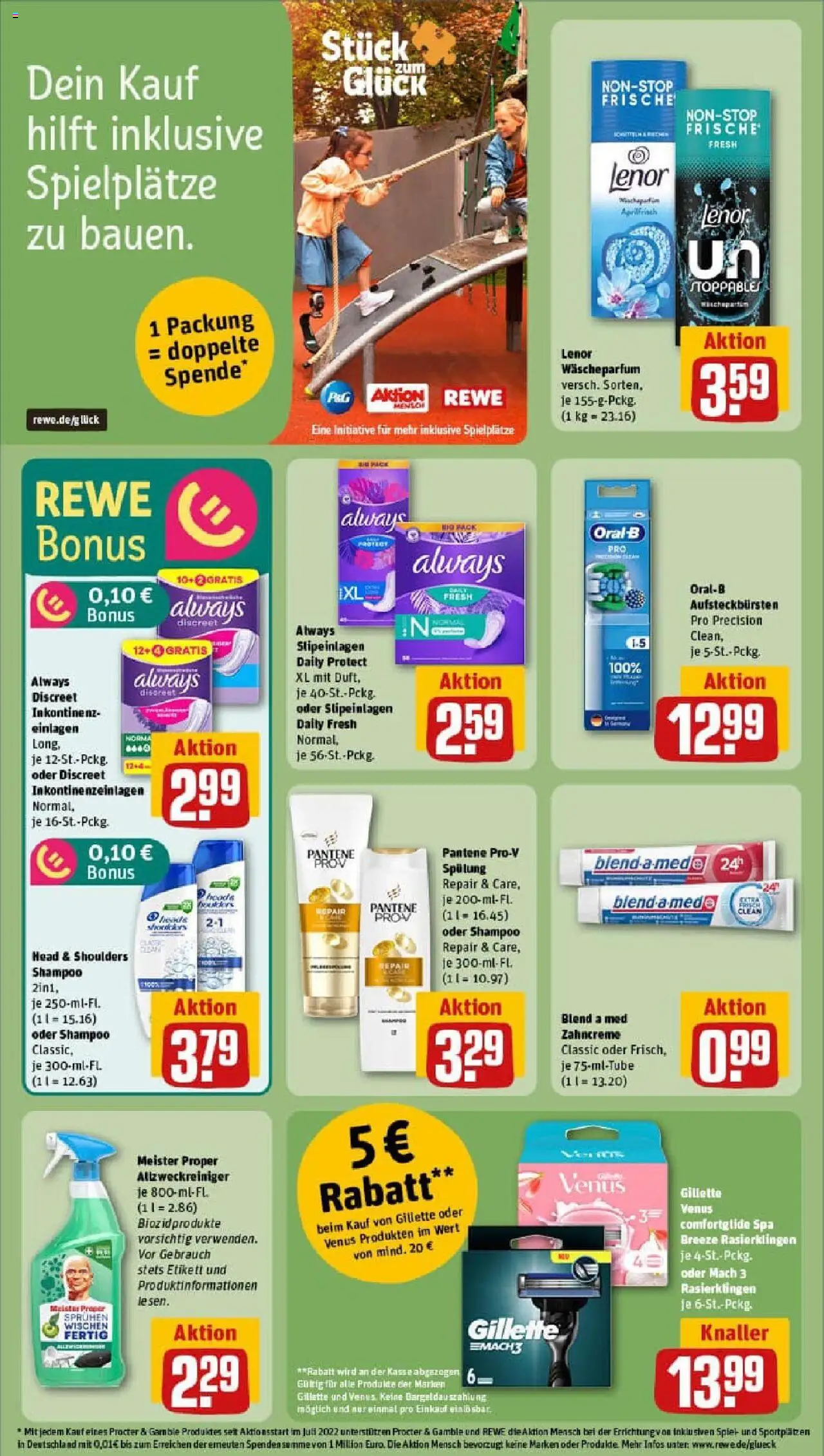 Rewe prospekt Rimpar	 – gültig ab 06.10.2025 | Seite: 11 | Produkte: Spiel, Lenor, Shampoo, Spülung