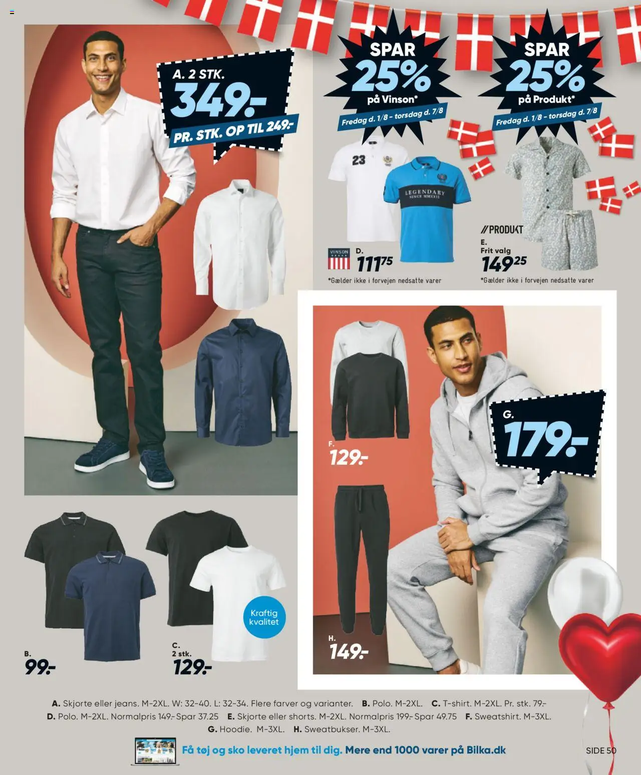 Bilka Tilbudsavis gyldig fra 01.08.2025 | Side: 77 | Produkter: Skjorte, Sko, Tøj