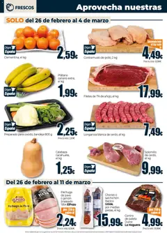 Vista previa Unide folleto válido desde el 26.02.2026 | Página: 2 | Productos: Medias, Jamón, Longaniza, Bandeja