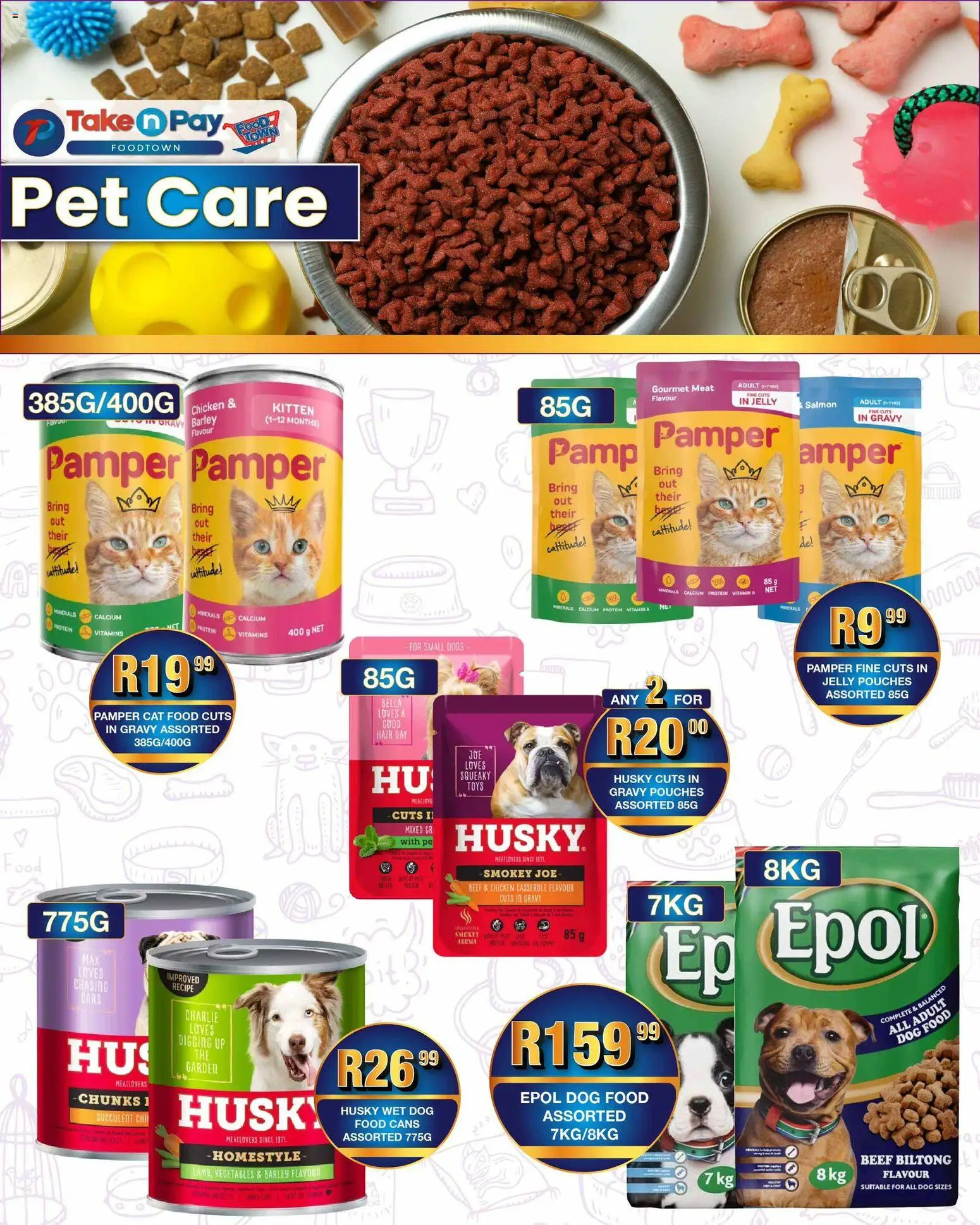New Take n Pay catalogue – valid from 20.04.2026 | Page: 31 | Products: Toys, Vitamins, Chicken, Cat food