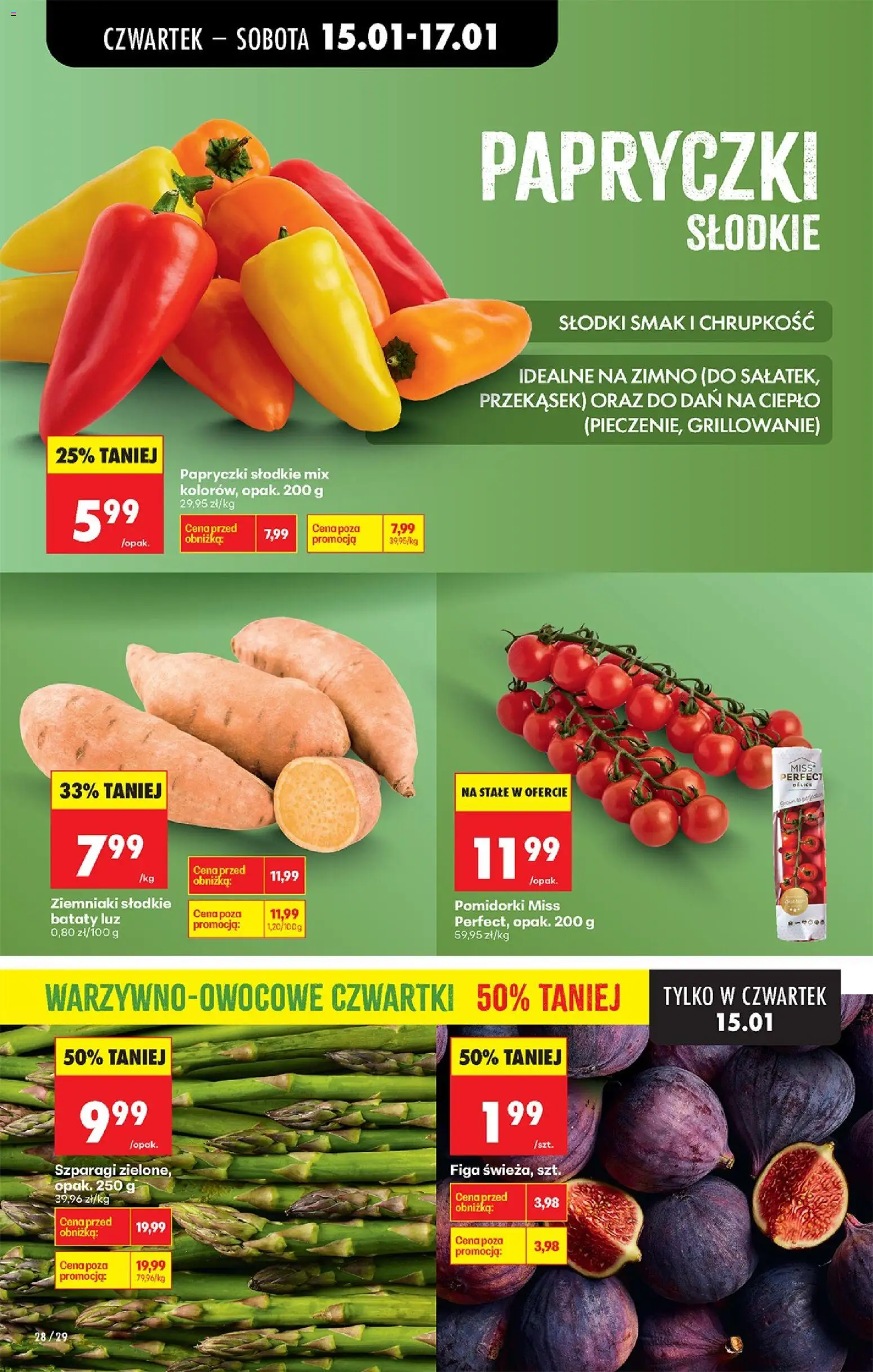 Biedronka gazetka - Oferta w tym tygodniu od 15.01.2026 | Strona: 32 | Produkty: Bataty, Szparagi, Ziemniaki