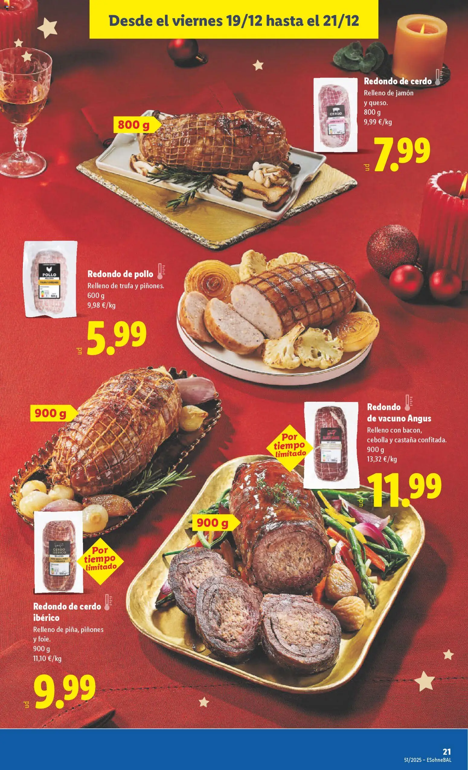 Lidl folleto │ válido desde el 15.12.2025 | Página: 35 | Productos: Jamón, Cerdo, Παγωμένο τσάι