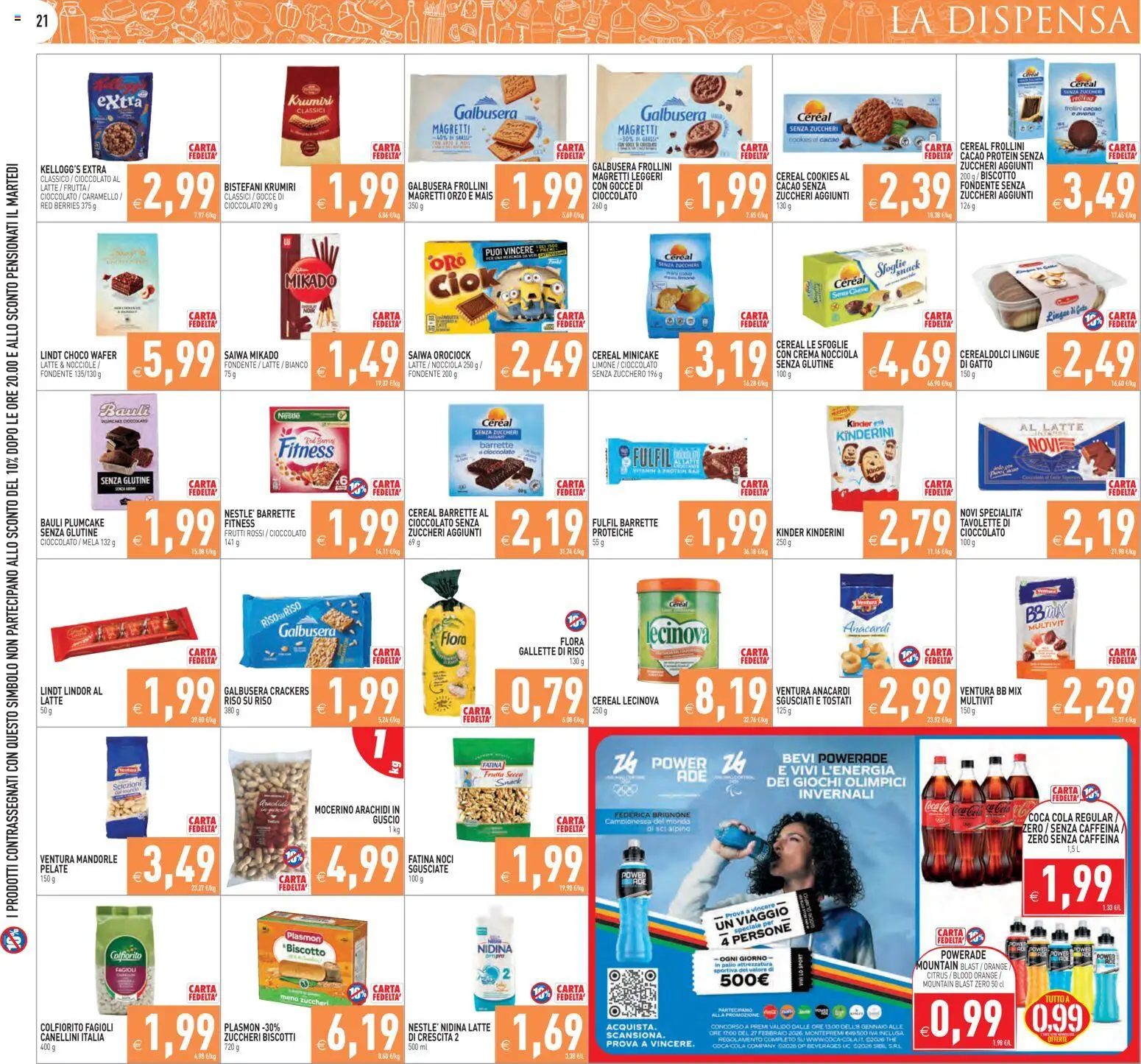 Volantino PIM Supermercati del 16.01.2026 | Pagina: 21 | Prodotti: Riso, Limone, Mandorle, Nocciole