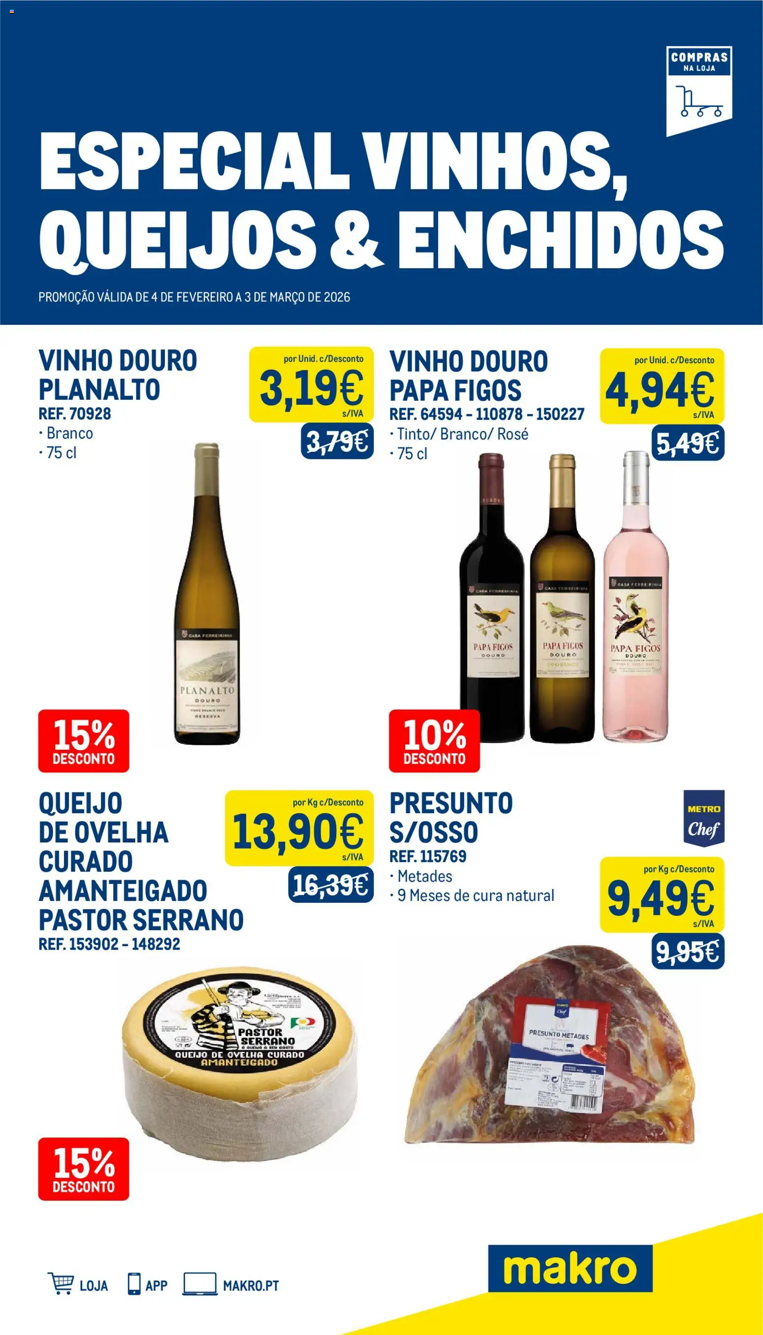 Makro - Especial Vinhos, Queijos & Enchidos │ válido de 04.02.2026 | Página: 1
