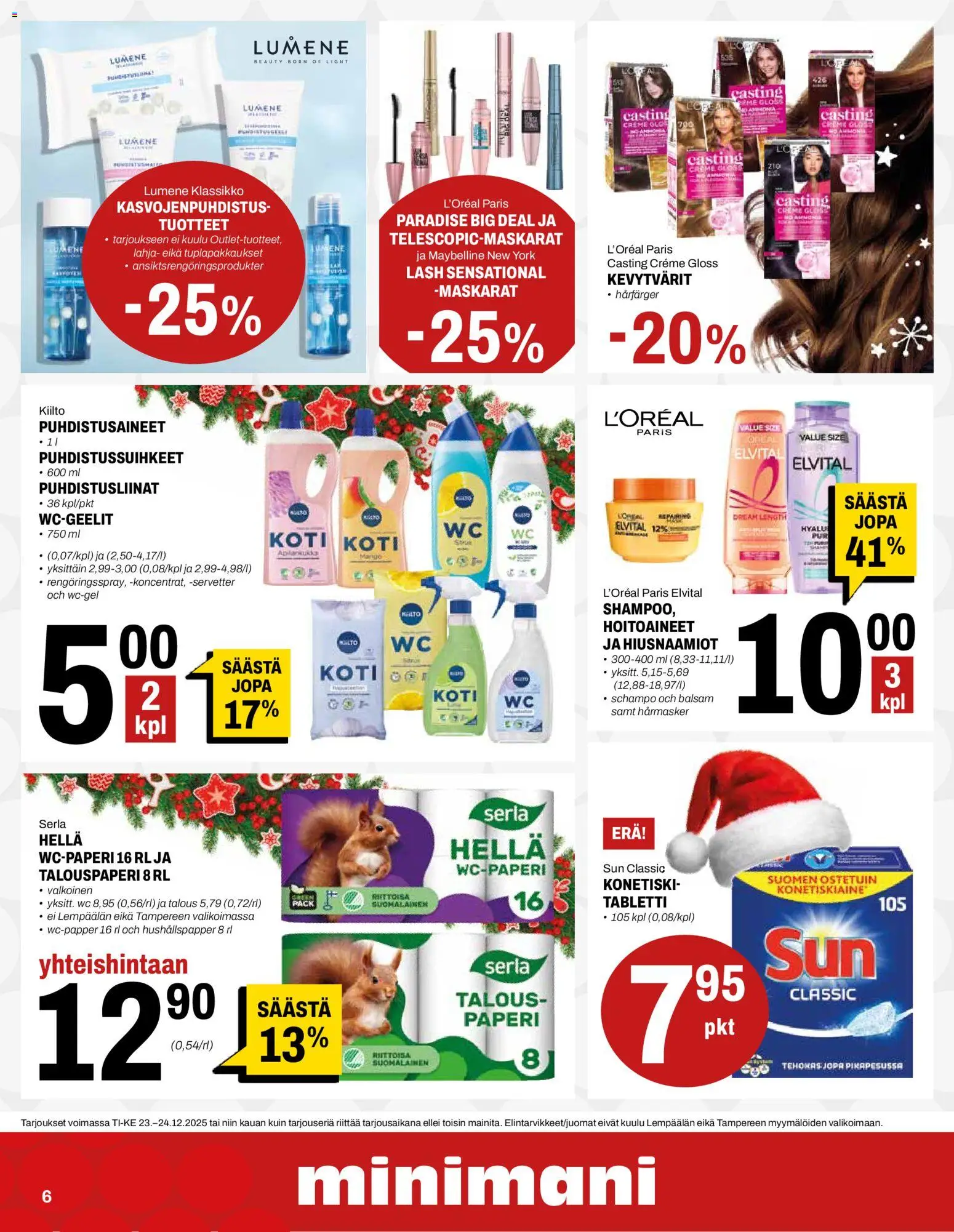 Minimani tarjoukset – voimassa 23.12.2025 alkaen | Sivu: 6