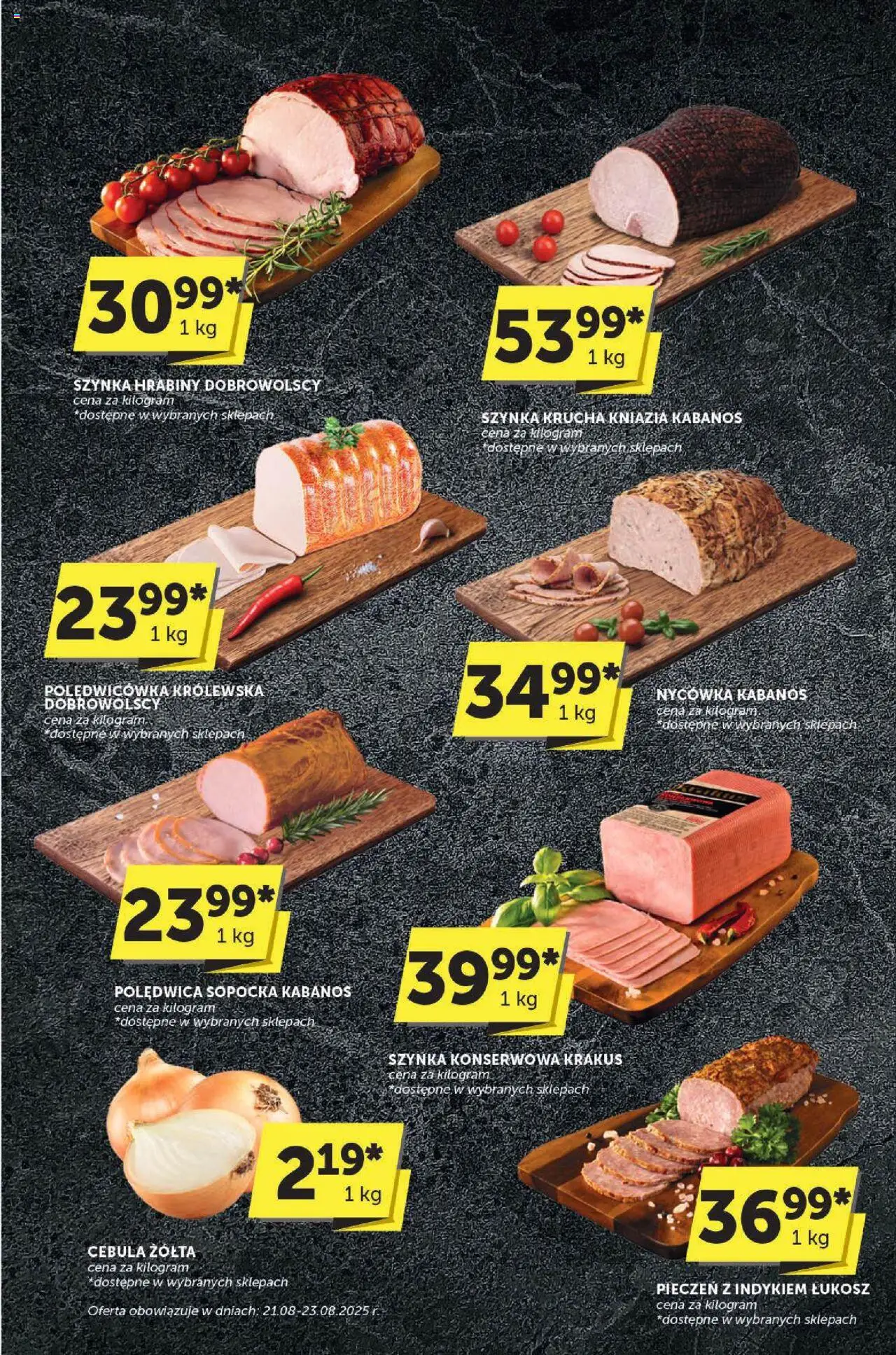Groszek Gazetka - Katalog od 21.08.2025 | Strona: 6 | Produkty: Szynka, Szynka konserwowa krakus