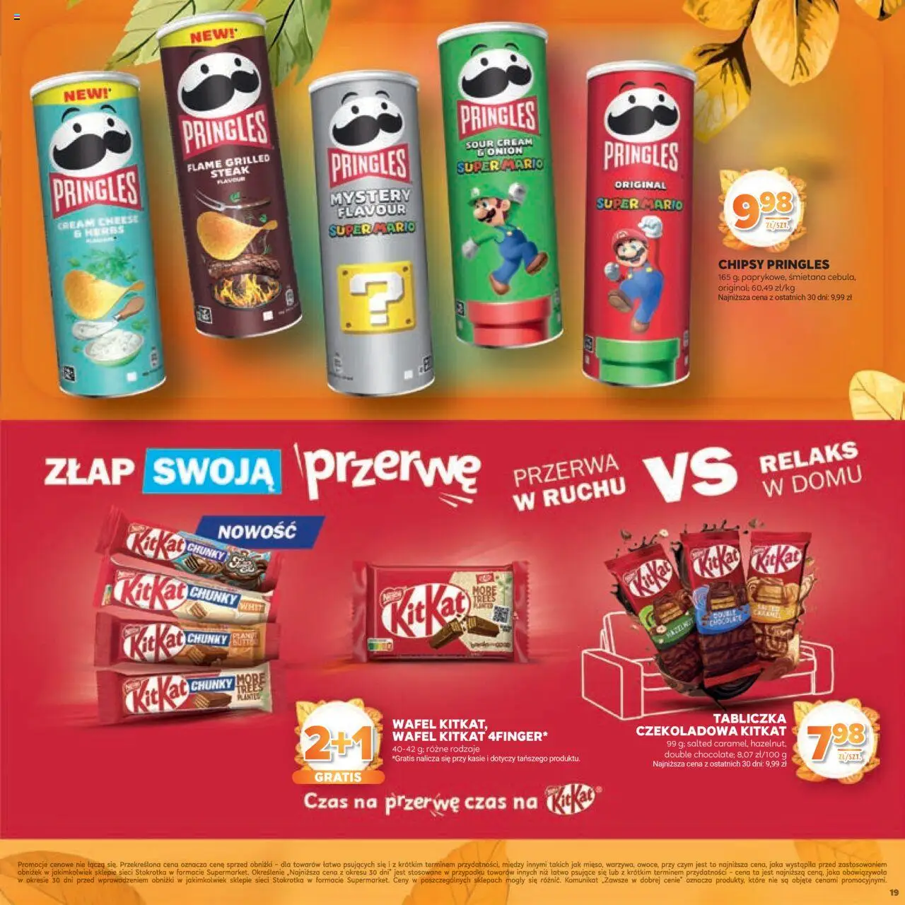 Stokrotka Gazetka - Jesiennie Inspiracje od 16.10.2025 | Strona: 19 | Produkty: Cream cheese, Stokrotka, Pringles, Śmietana