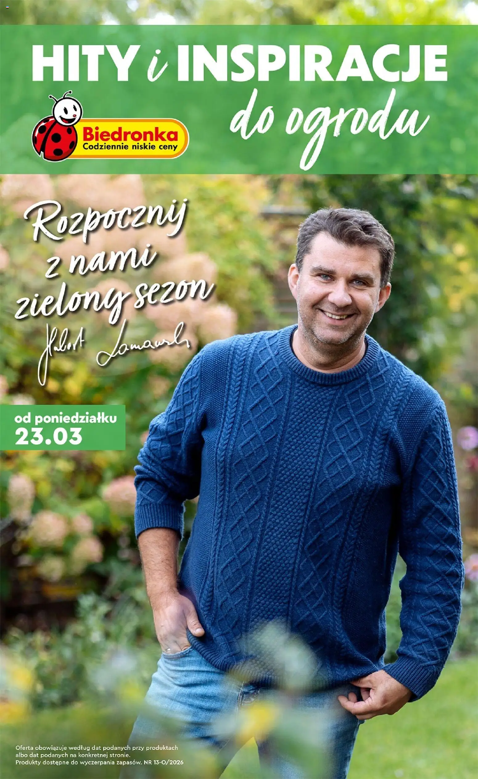 Biedronka gazetka - Ogród od 23.03.2026 | Strona: 1
