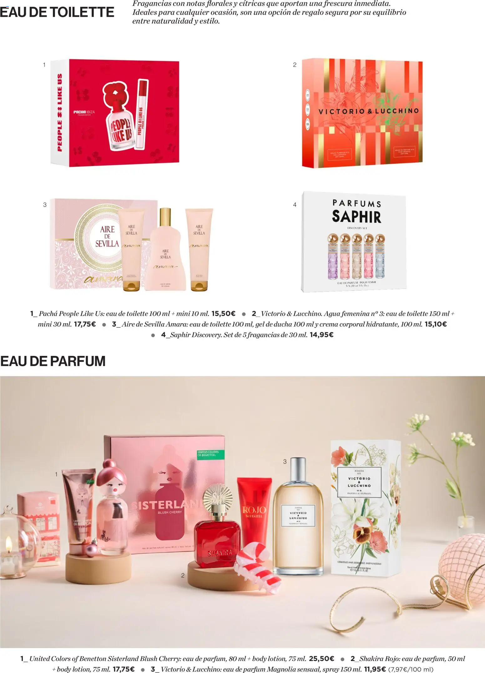 Supercor Canarias │ válido desde el 04.12.2025 | Página: 2 | Productos: Gel de ducha, Crema, Eau de parfum, Ducha