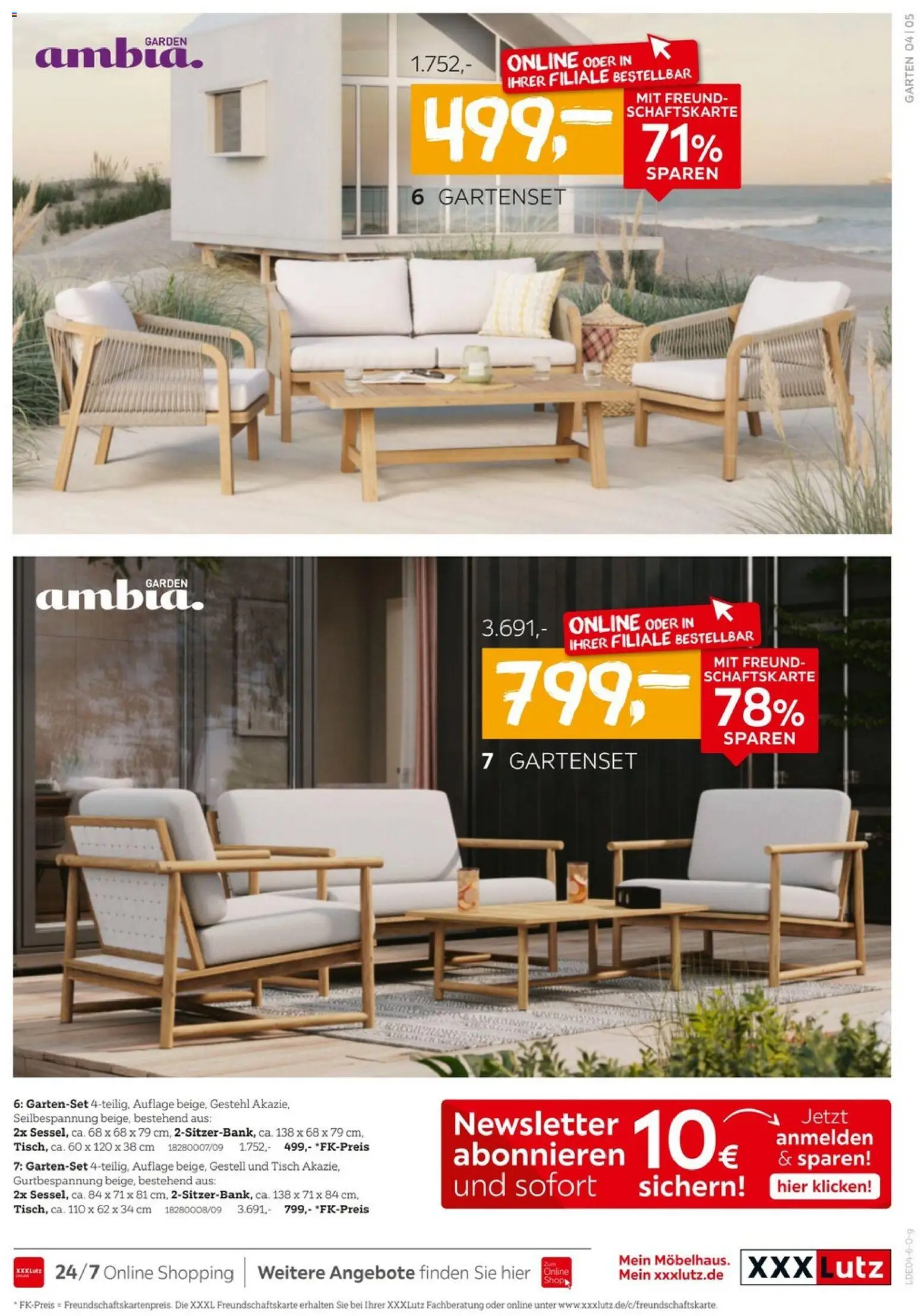 XXXLutz Garten-Preishits – gültig ab 04.04.2026 | Seite: 5 | Produkte: Tisch