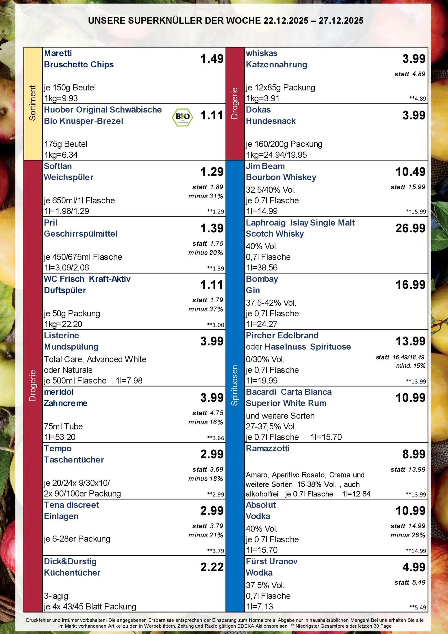 Simmel - Bayern – gültig ab 22.12.2025 | Seite: 3 | Produkte: Whisky, Jim beam, Vodka, Bourbon