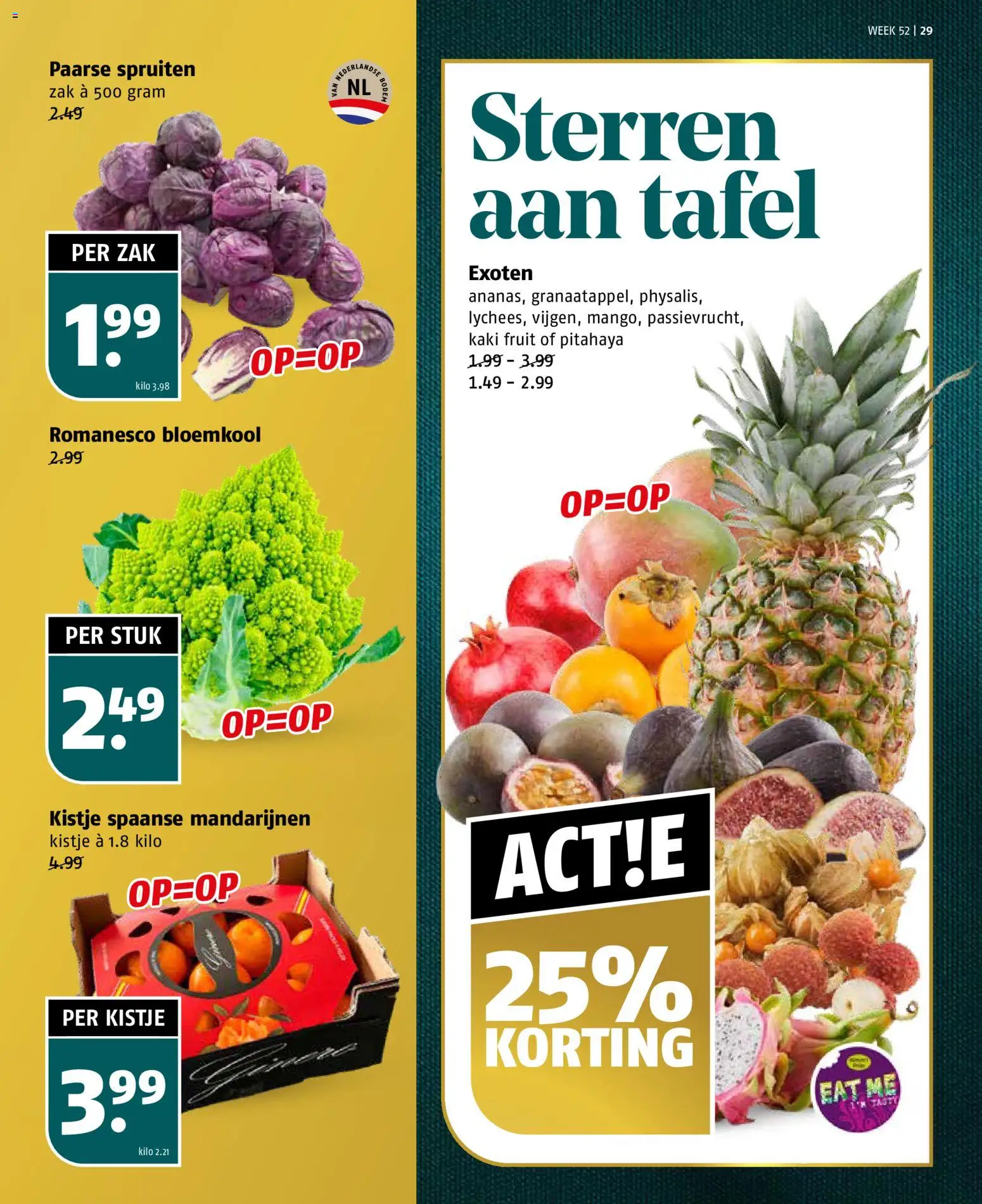 {H1} | Pagina: 29 | Producten: Mandarijnen, Zak, Tafel, Fruit