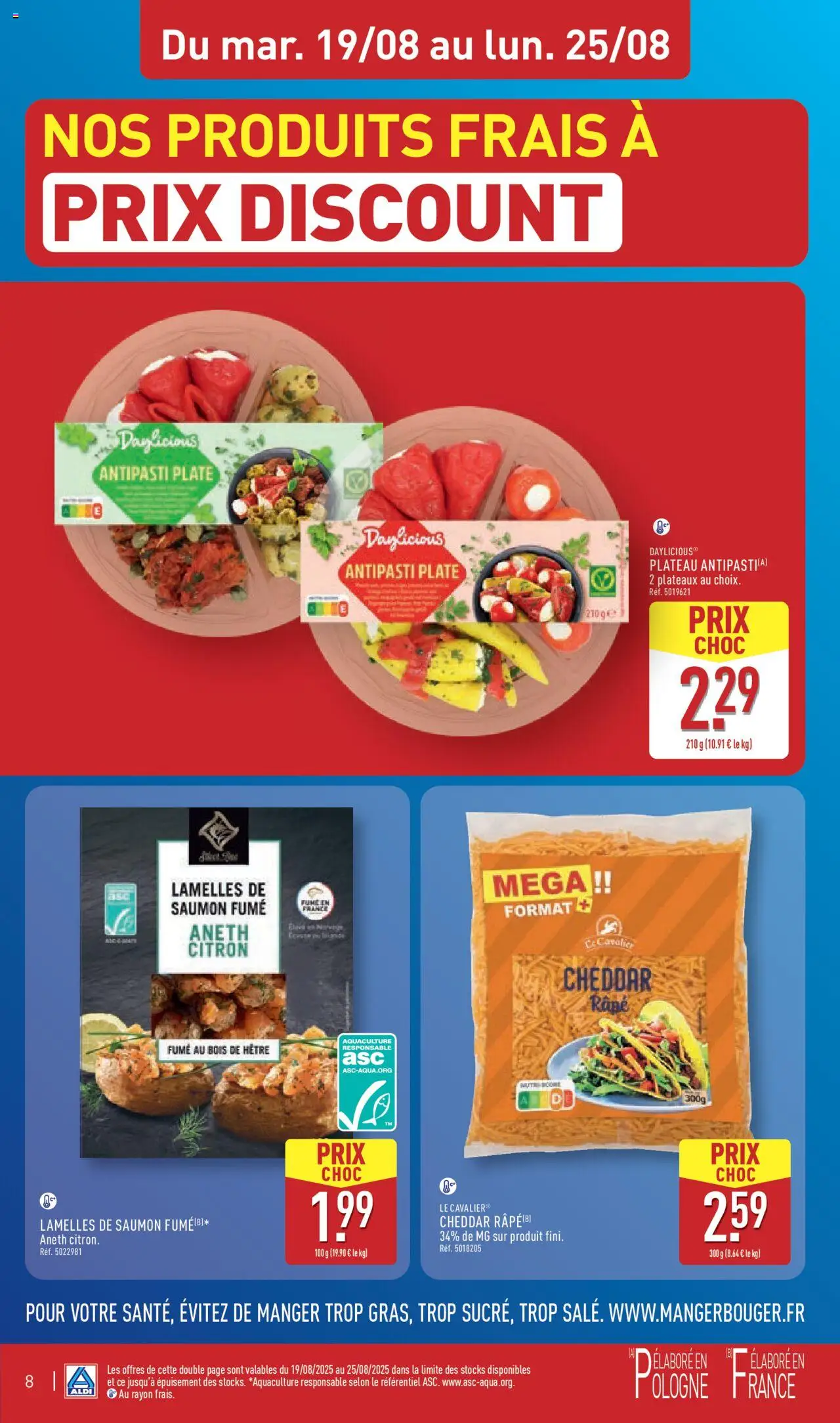  | Page: 10 | Produits: Citron, Plateau, Cheddar, Saumon