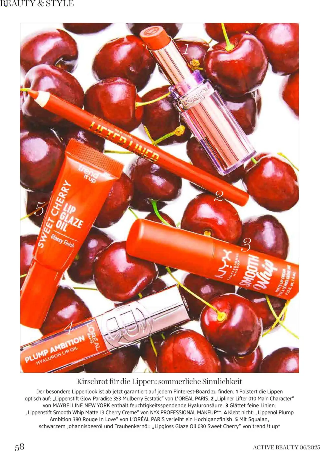 dm drogerie markt Active Beauty Magazin 06/2025 gültig ab 05.06.2025 | Seite: 58 | Produkte: Rouge, Creme