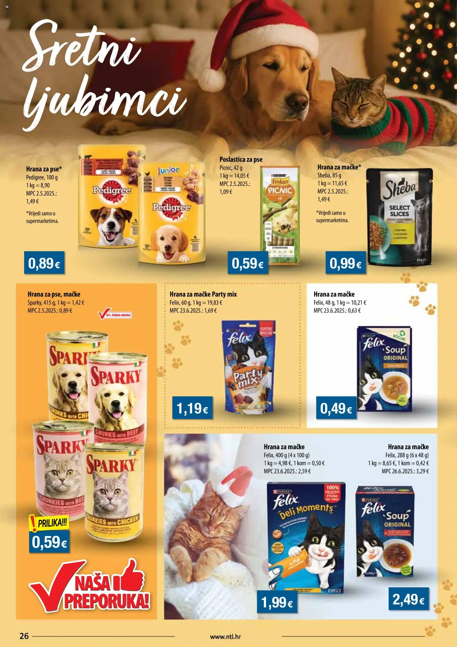 NTL katalog | vrijedi od 03.12.2025 | Stranica: 26 | Proizvodi: Hrana za mačke