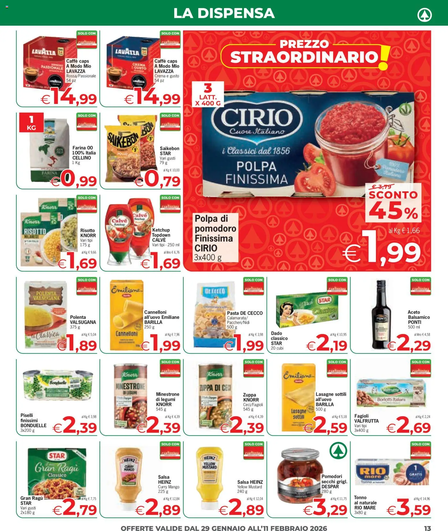 Volantino Eurospar del 29.01.2026 | Pagina: 13