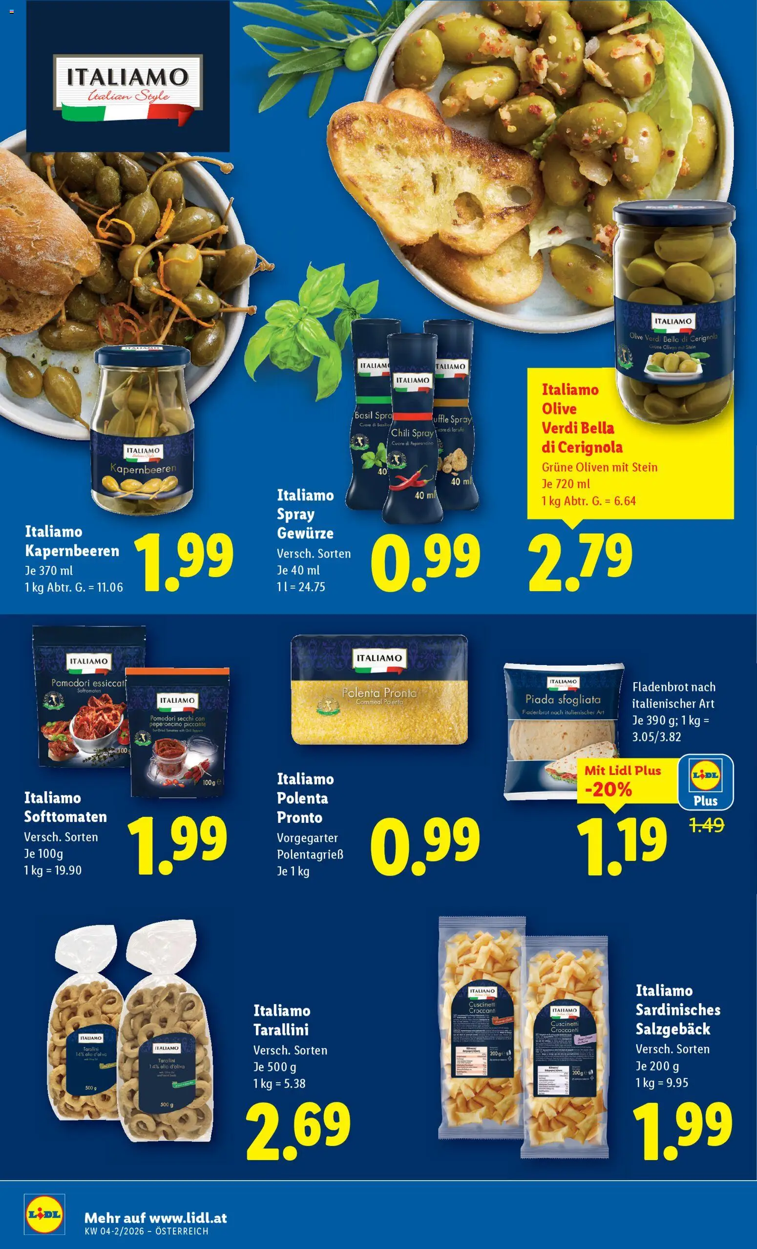 Lidl Flugblatt - Altenmarkt im Pongau, St. Johann im Pongau, Zell am See gültig ab 22.01.2026 | Seite: 20 | Produkte: Gewürze, Chili, Szeder