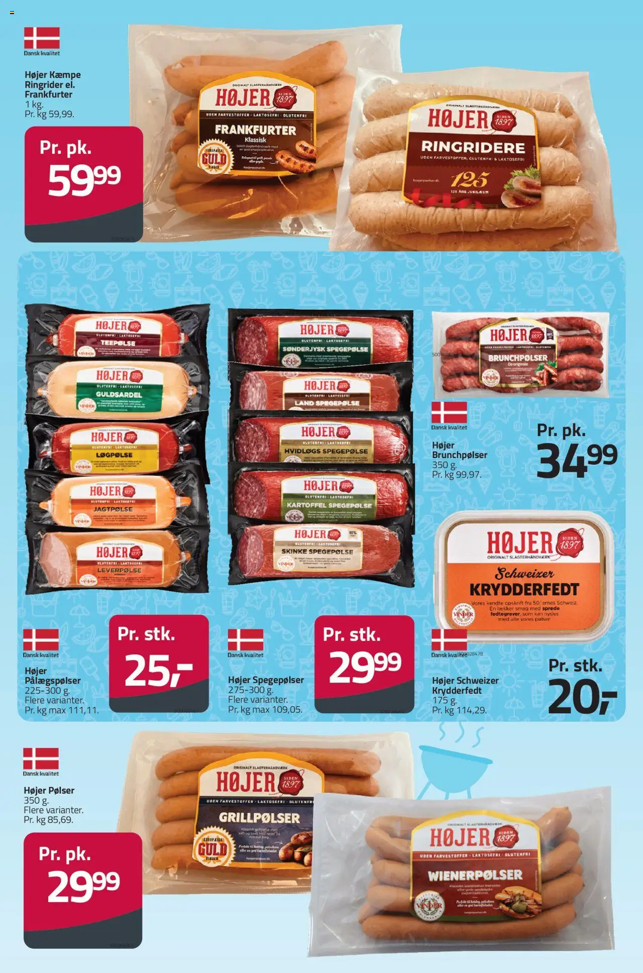 Fleggaard Tilbudsavis gyldig fra 09.07.2025 | Side: 24 | Produkter: Pølser, Skinke, Spegepølse, Søm
