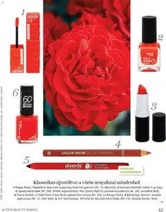Maybelline New York Superstay Vinyl Ink ajakrúzs (Nr. 25, Red-Hot), Magas fényű ajakrúzs - amely érvényes a következő dátumtól: 26.03.2026 | Oldal: 45 | Termékek: Natúrkozmetikum, Ajakrúzs, Körömlakk