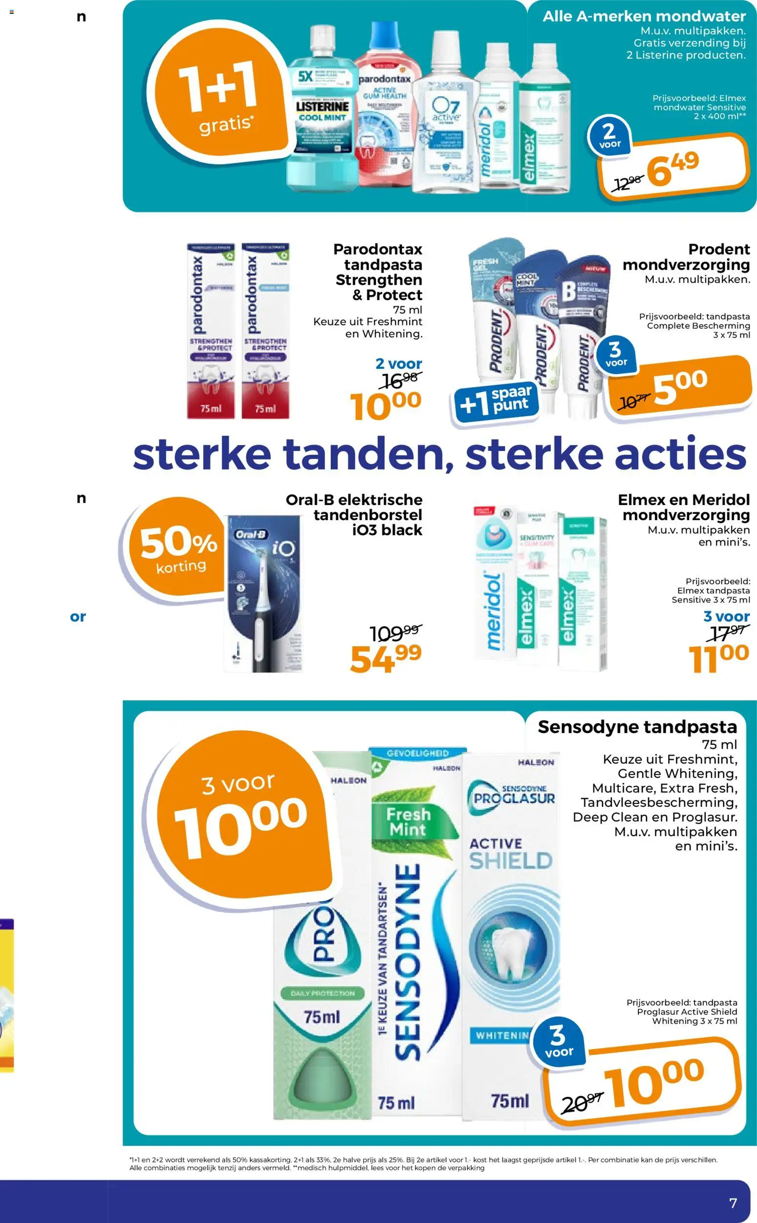 {H1} | Pagina: 7 | Producten: Tandpasta, Gum, Kan, Mondverzorging