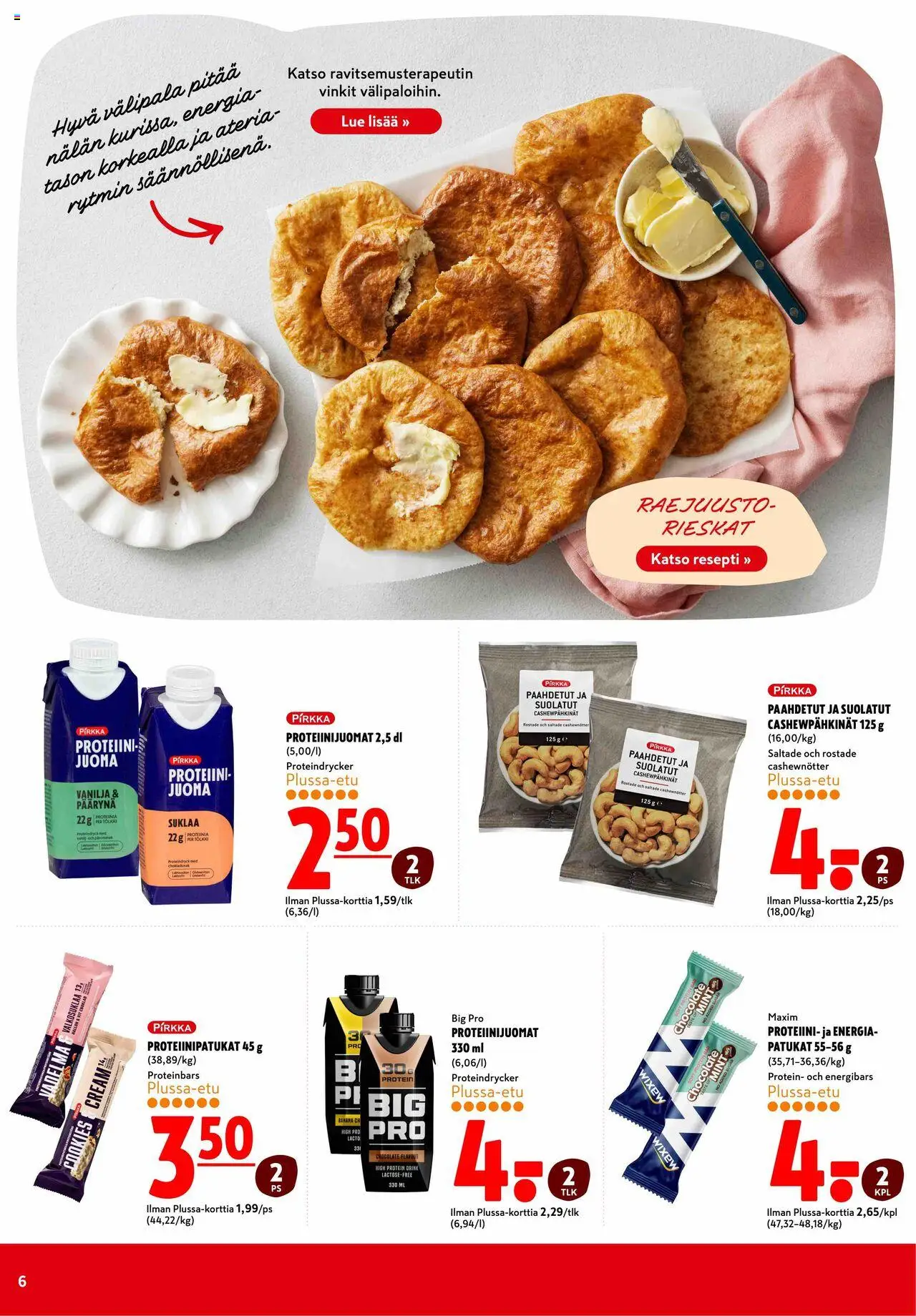 K-Citymarket tarjoukset – voimassa 08.09.2025 alkaen | Sivu: 6 | Tuotteet: Vadelma, Suklaa, Raejuusto