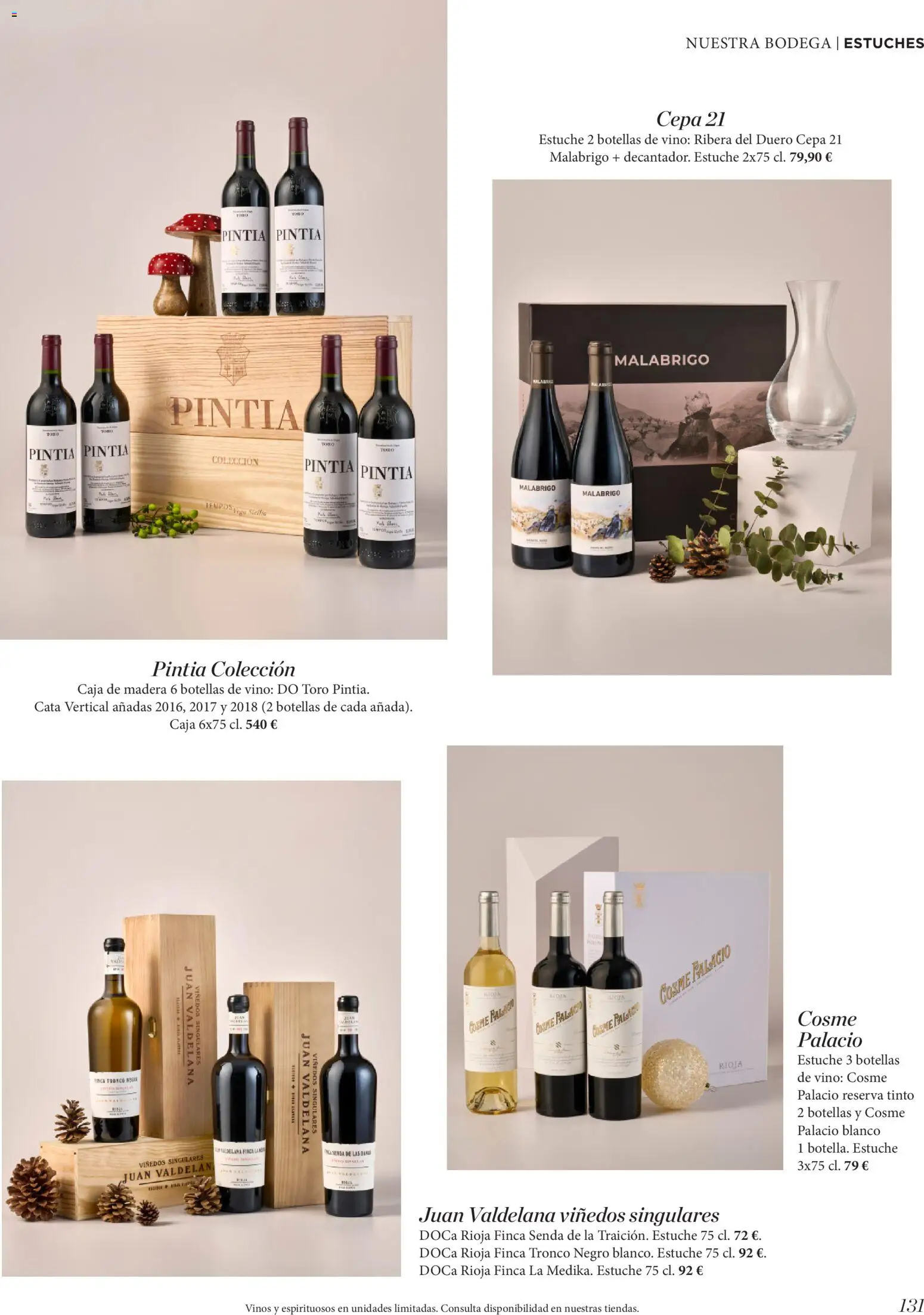 El Corte Inglés ofertas │ válido desde el 19.11.2025 | Página: 131 | Productos: Vino, Caja