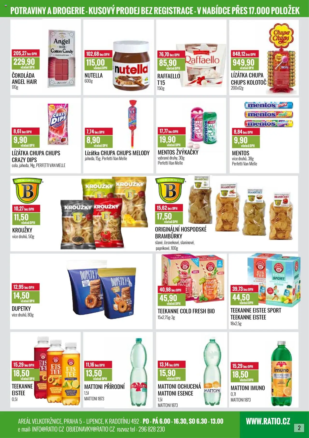 Ratio leták od 01.06.2025 | Strana: 3 | Produkty: Mattoni, Teekanne, Cookies, Drogerie