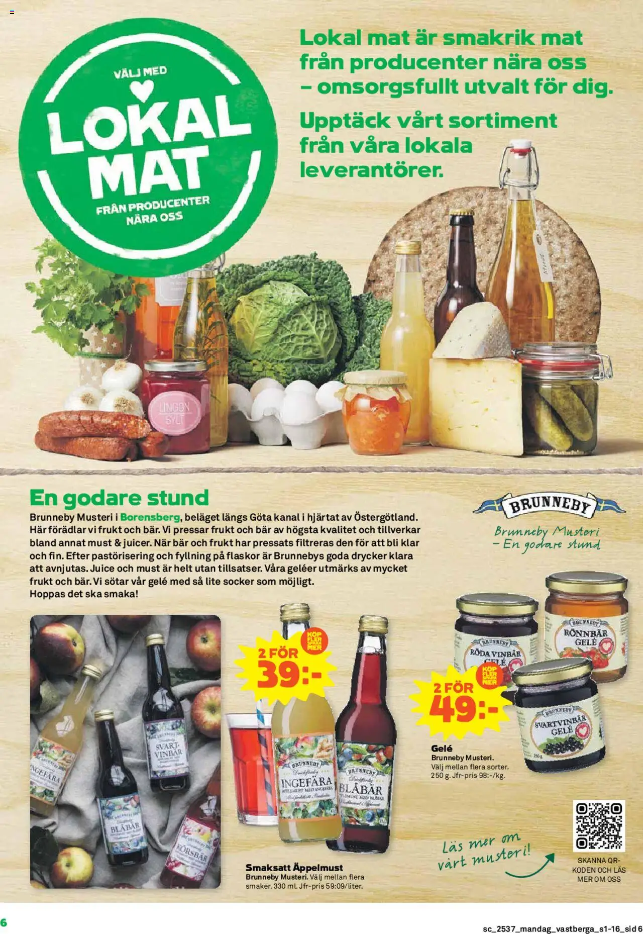 Coop Forum reklamblad aktuell från 08.09.2025 | Sida: 6 | Produkter: Juice, Körsbär, Blåbär