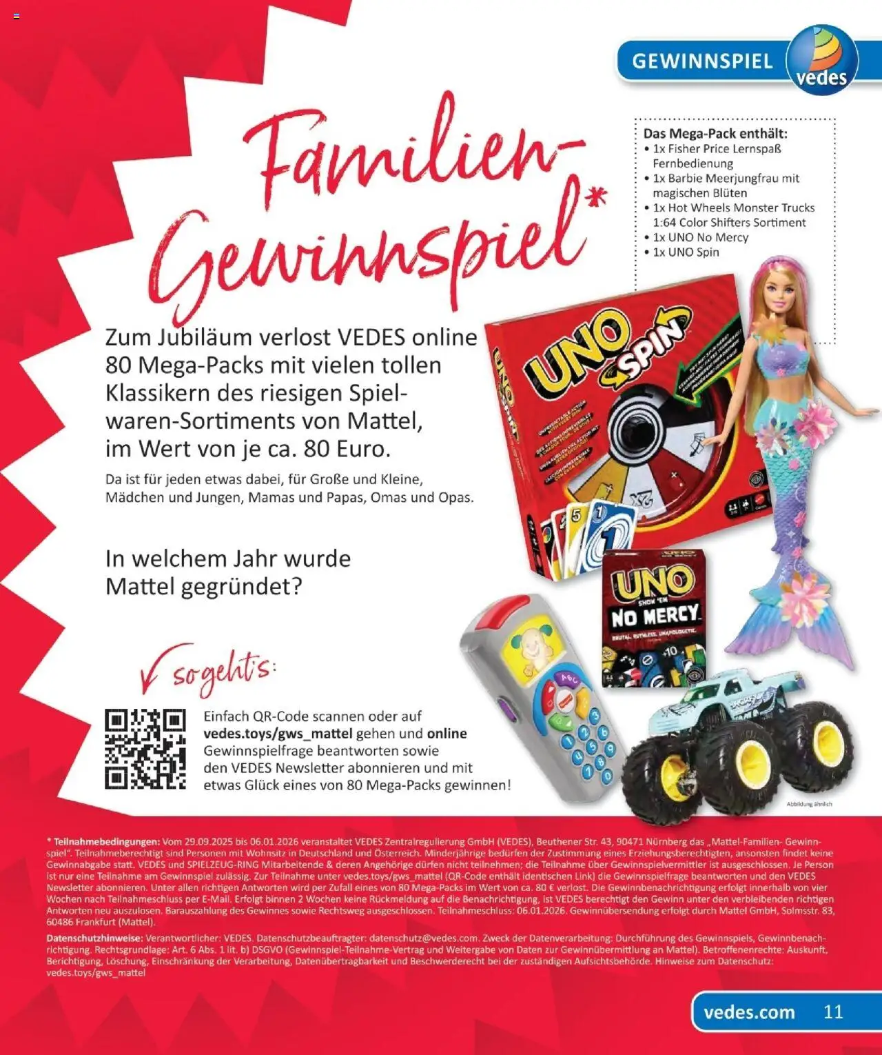 Vedes Das große Buch der Wünsche – gültig ab 29.09.2025 | Seite: 11 | Produkte: Spiel, Monster