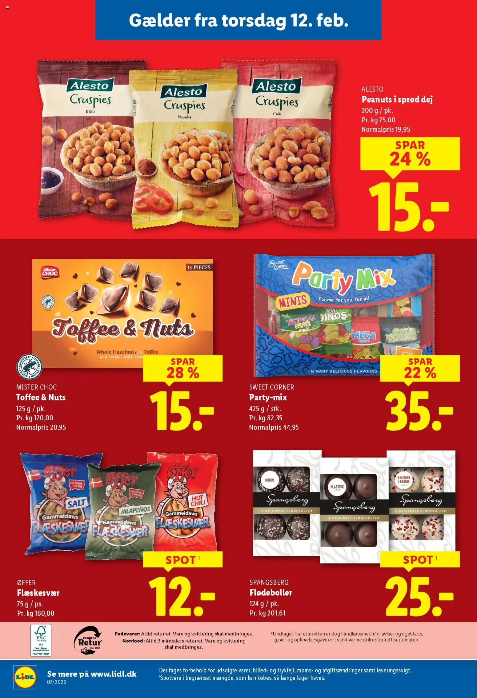 Lidl tilbudsavis – gyldig fra 08.02.2026 | Side: 37 | Produkter: Peanuts, Flødeboller, Lakrids, Søm