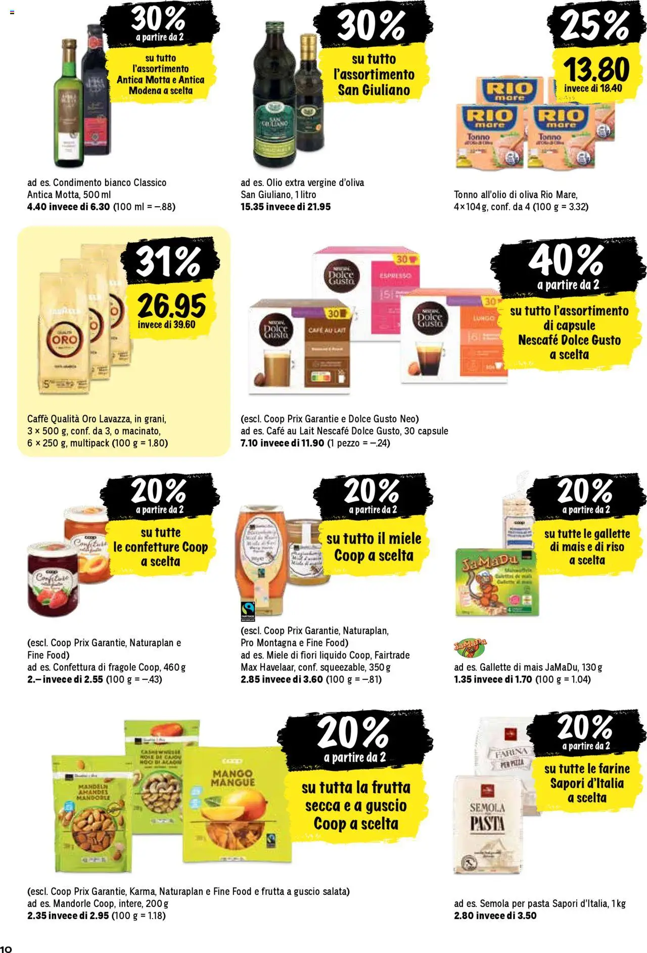 Coop - Una settimana di azioni ab 21.08.2025 | Seite: 10 | Produkte: Pasta, Mango, Miele
