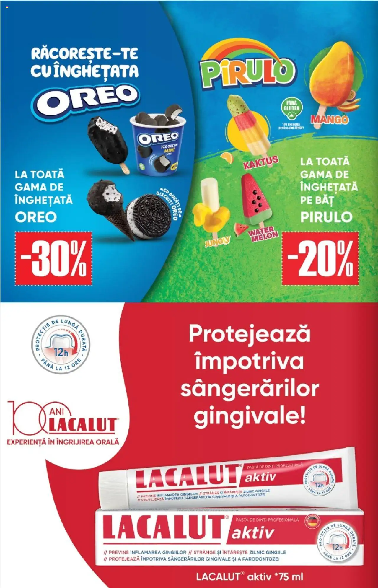 Catalog Profi Loco nou – valabil de la 20.08.2025 | Pagină: 12 | Produse: Pastă de dinți, Biscuiți, Înghețată, Mango