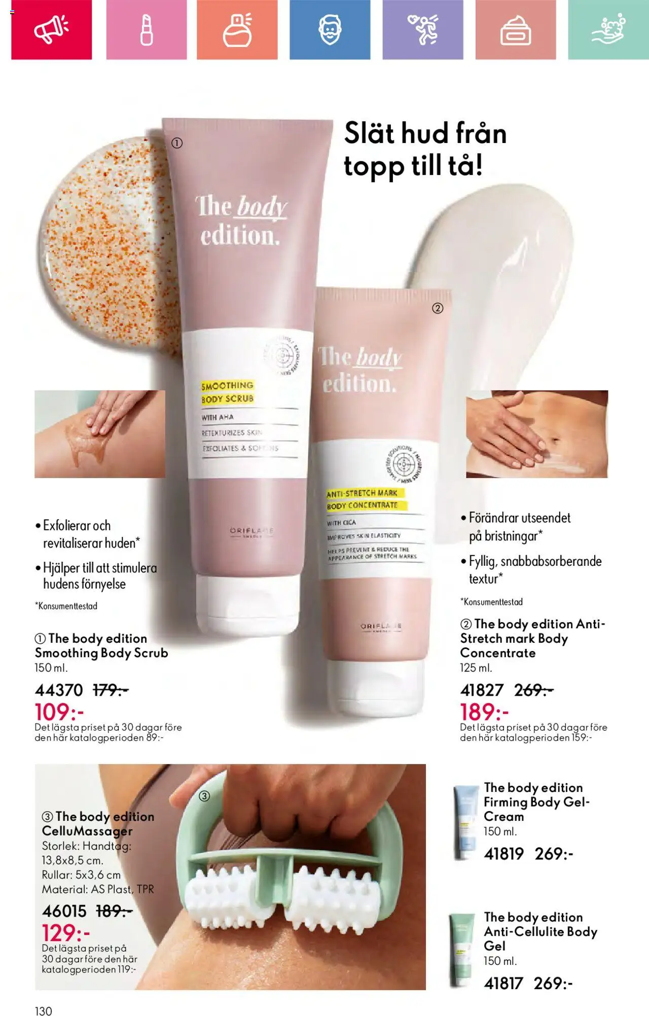 Oriflame reklamblad aktuell från 03.08.2025 | Sida: 130 | Produkter: Topp
