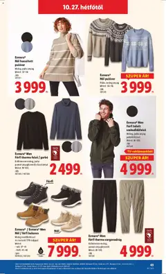 Esmara® Men Férfi bélelt szabadidőfelső, Meleg, puha anyag polárbéléssel. Méret: M-XXL - amely érvényes a következő dátumtól: 22.10.2025 | Oldal: 43